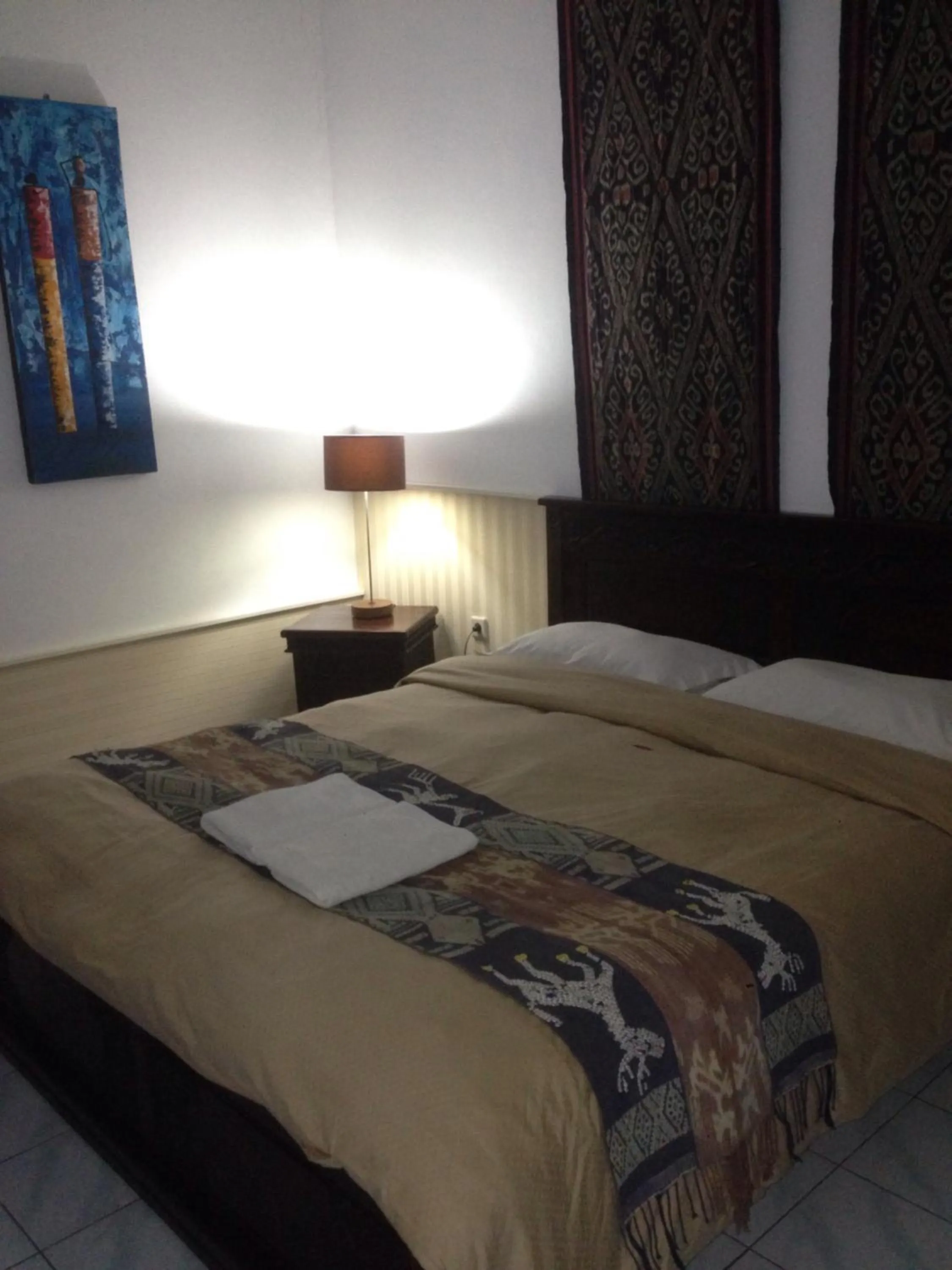 Bed in Meriki Apartment