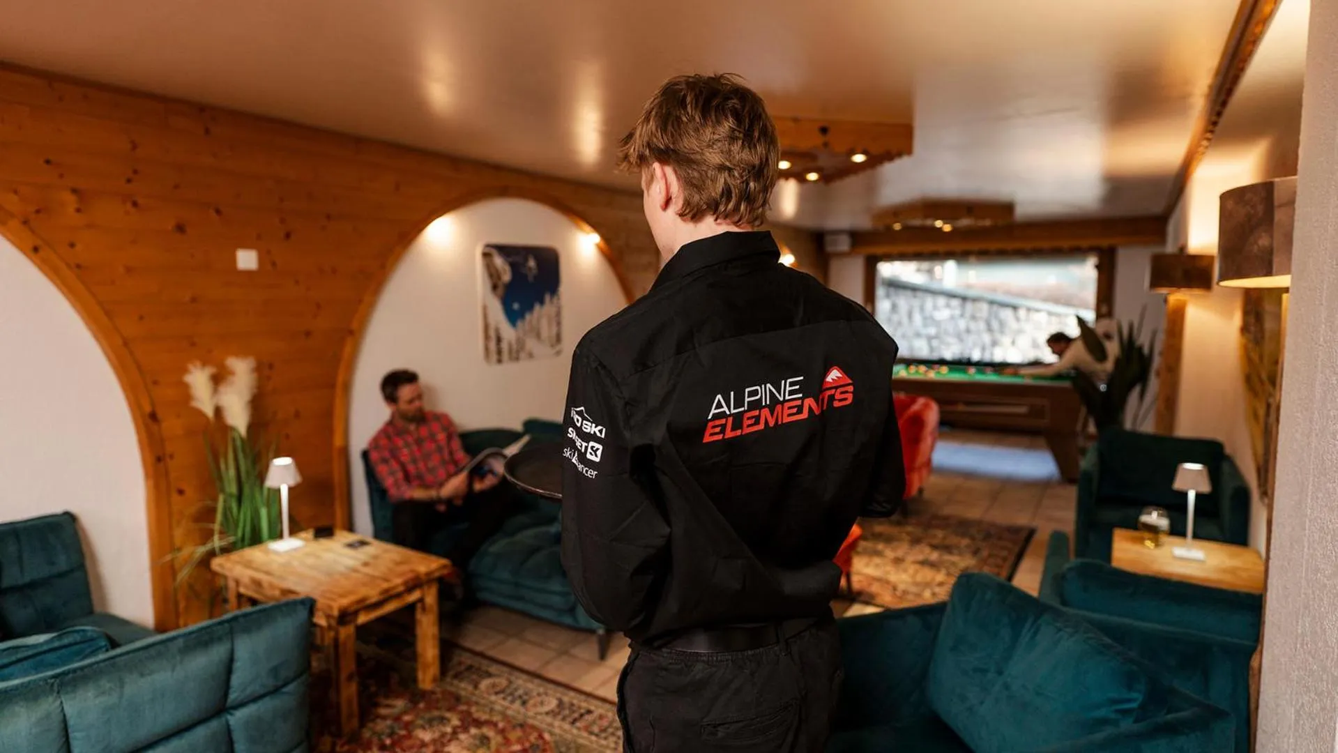 Living room in L'Hermine Blanche