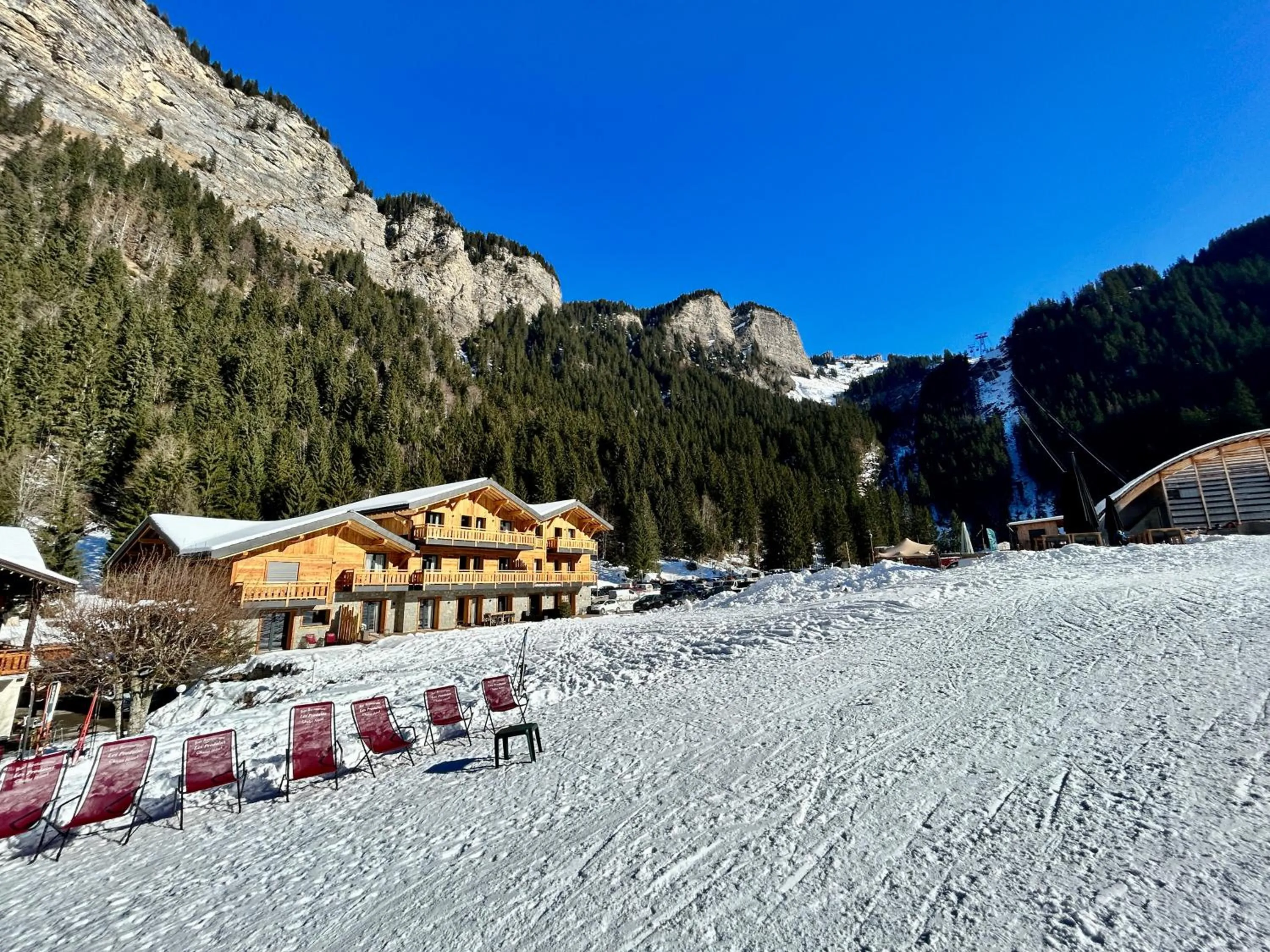 Mountain view in Hameau des Prodains - Hôtel