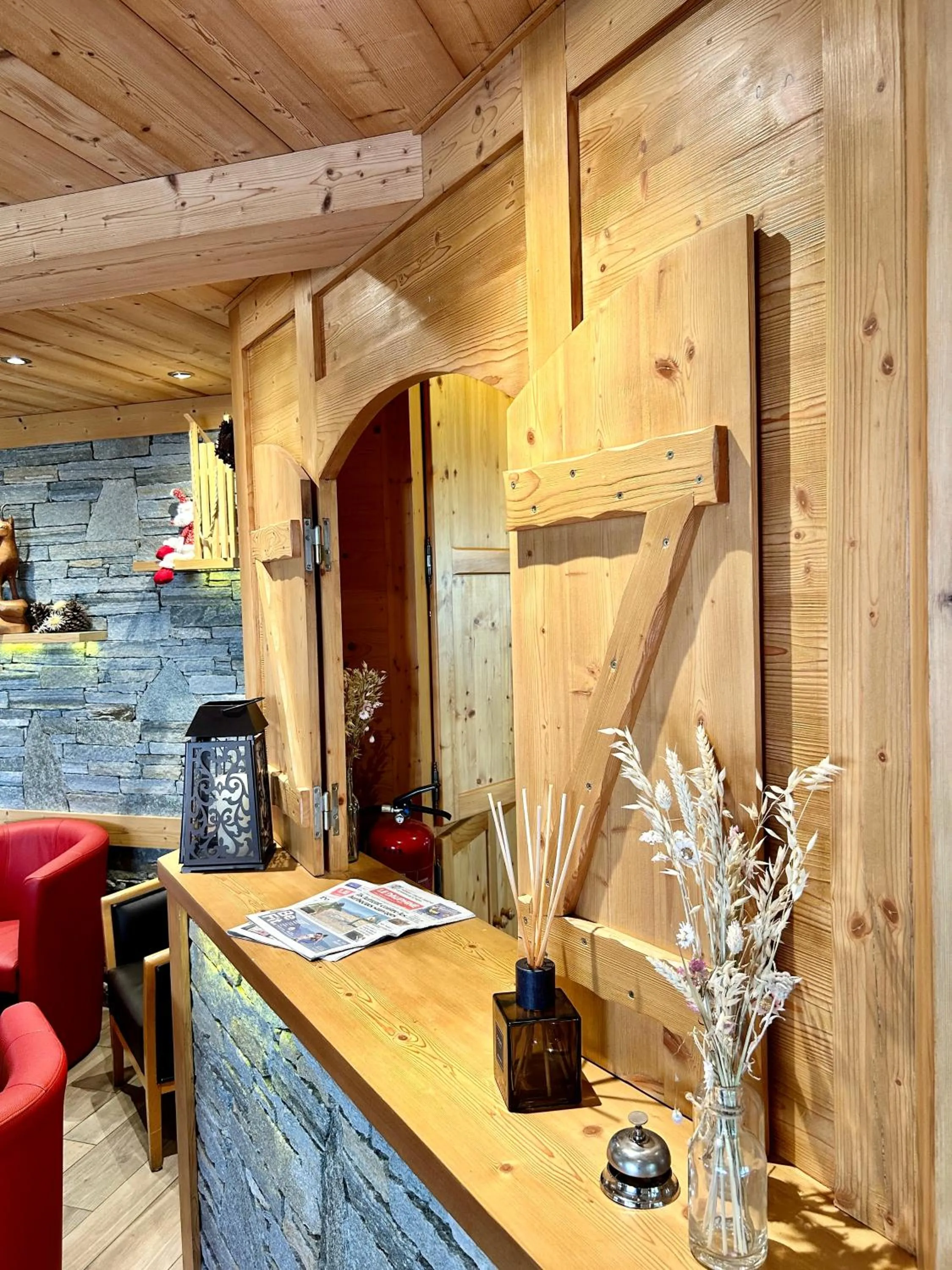 Living room in Hameau des Prodains - Hôtel