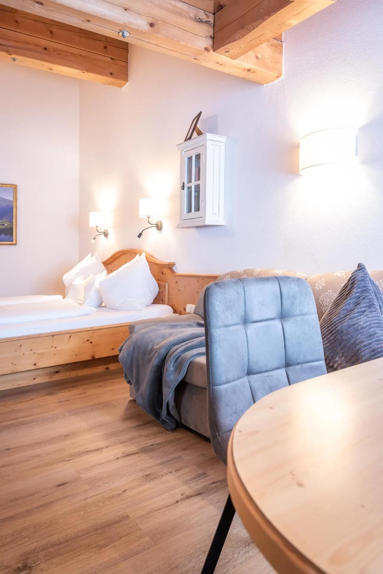 Bed in Adults Only Boutique-Hotel Unterlechner