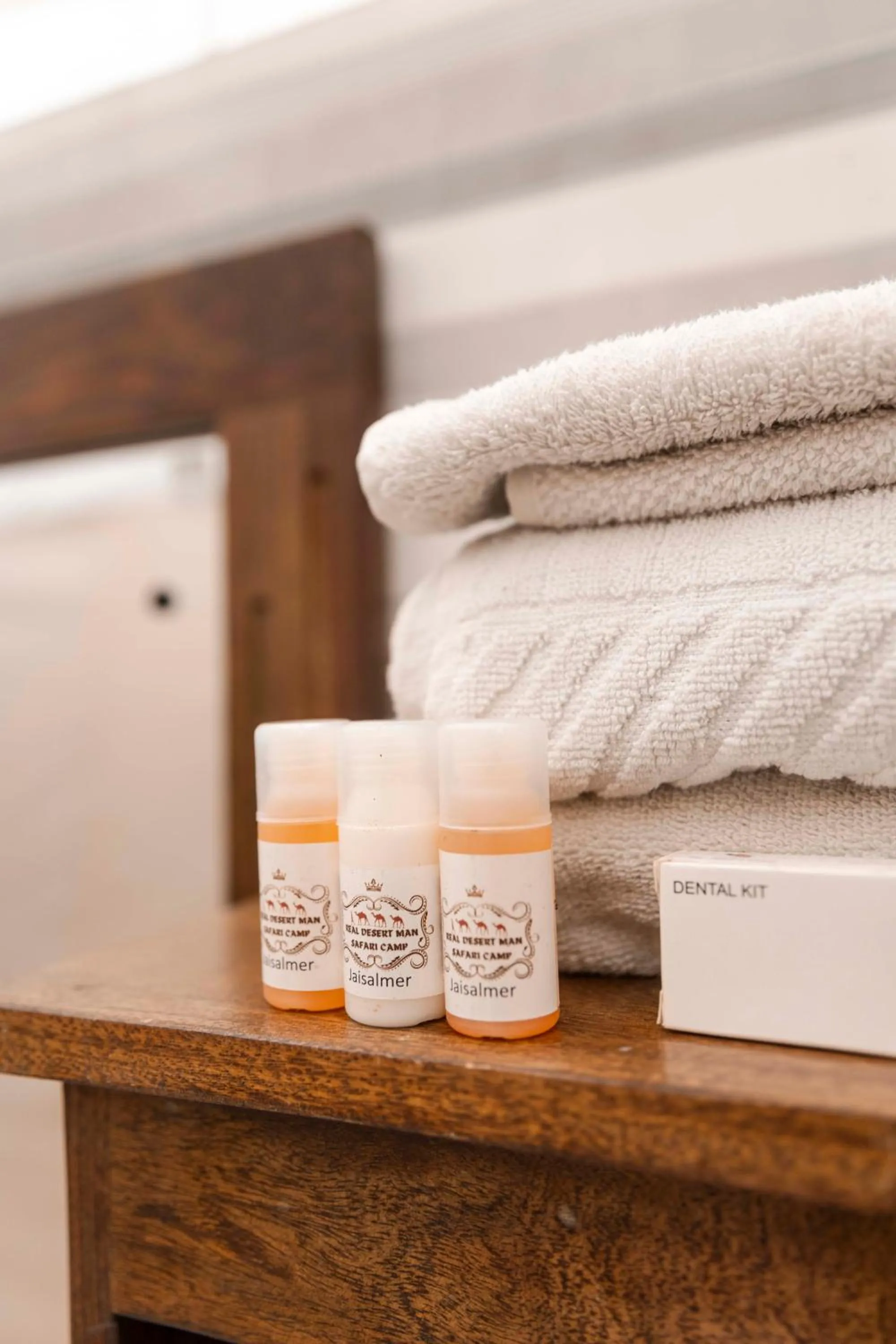 towels in Nomads heaven desert camp jaisalmer