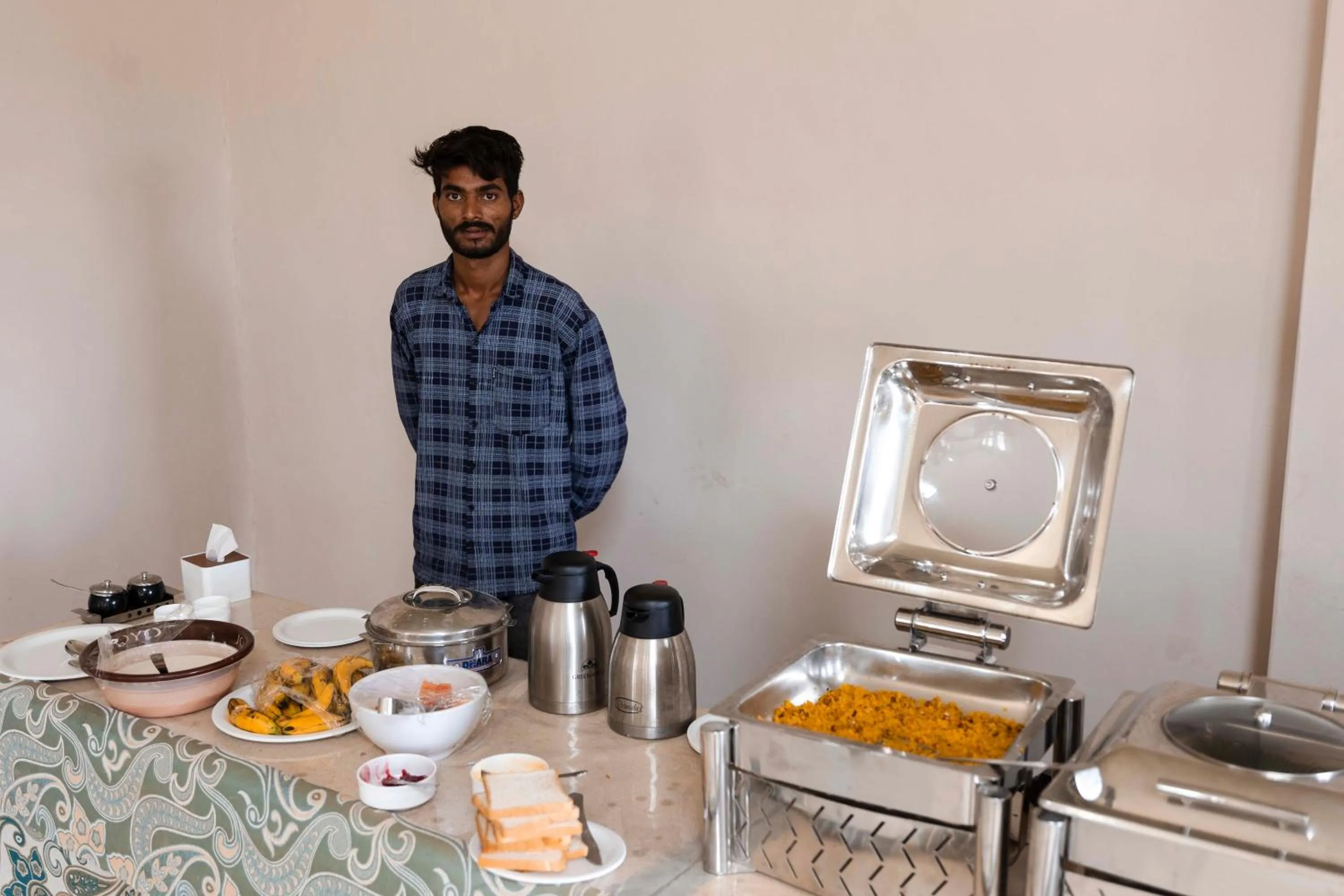 Food and drinks in Nomads heaven desert camp jaisalmer