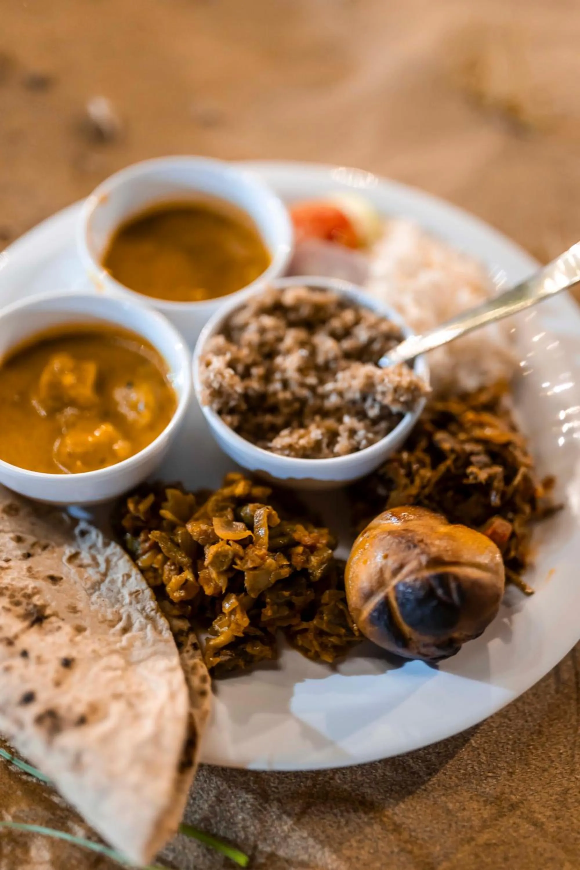 Food and drinks in Nomads heaven desert camp jaisalmer