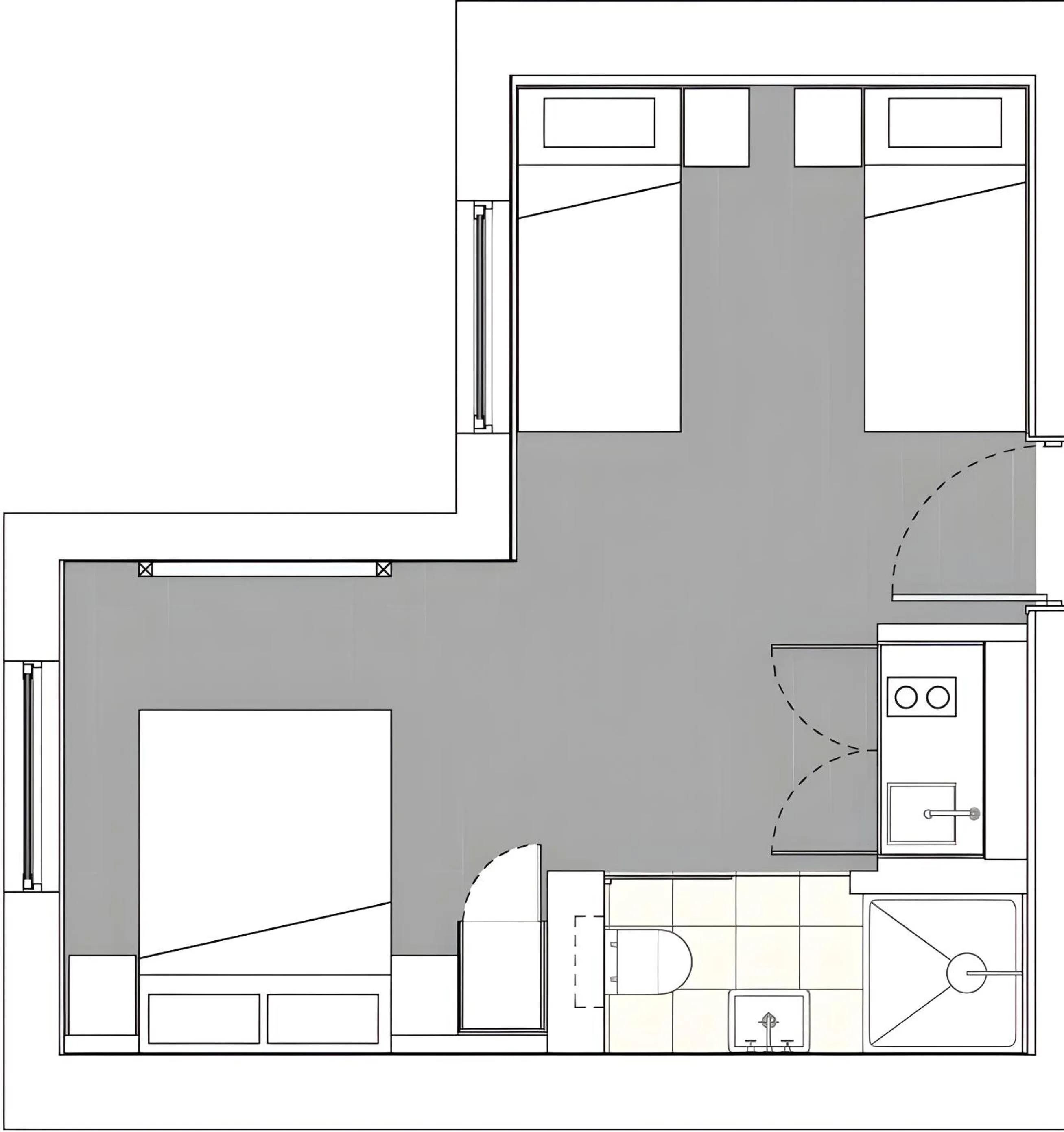 Shower in 39 Studios