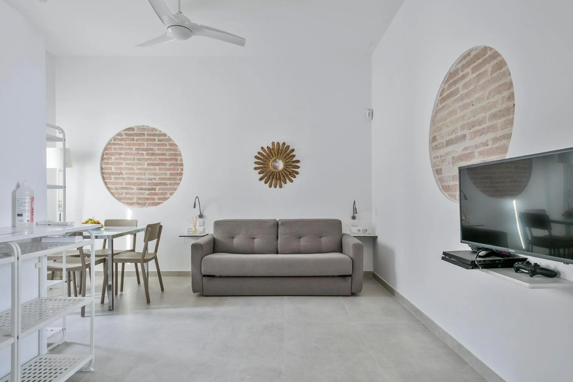Living room in Stay Together Barcelona Apartments