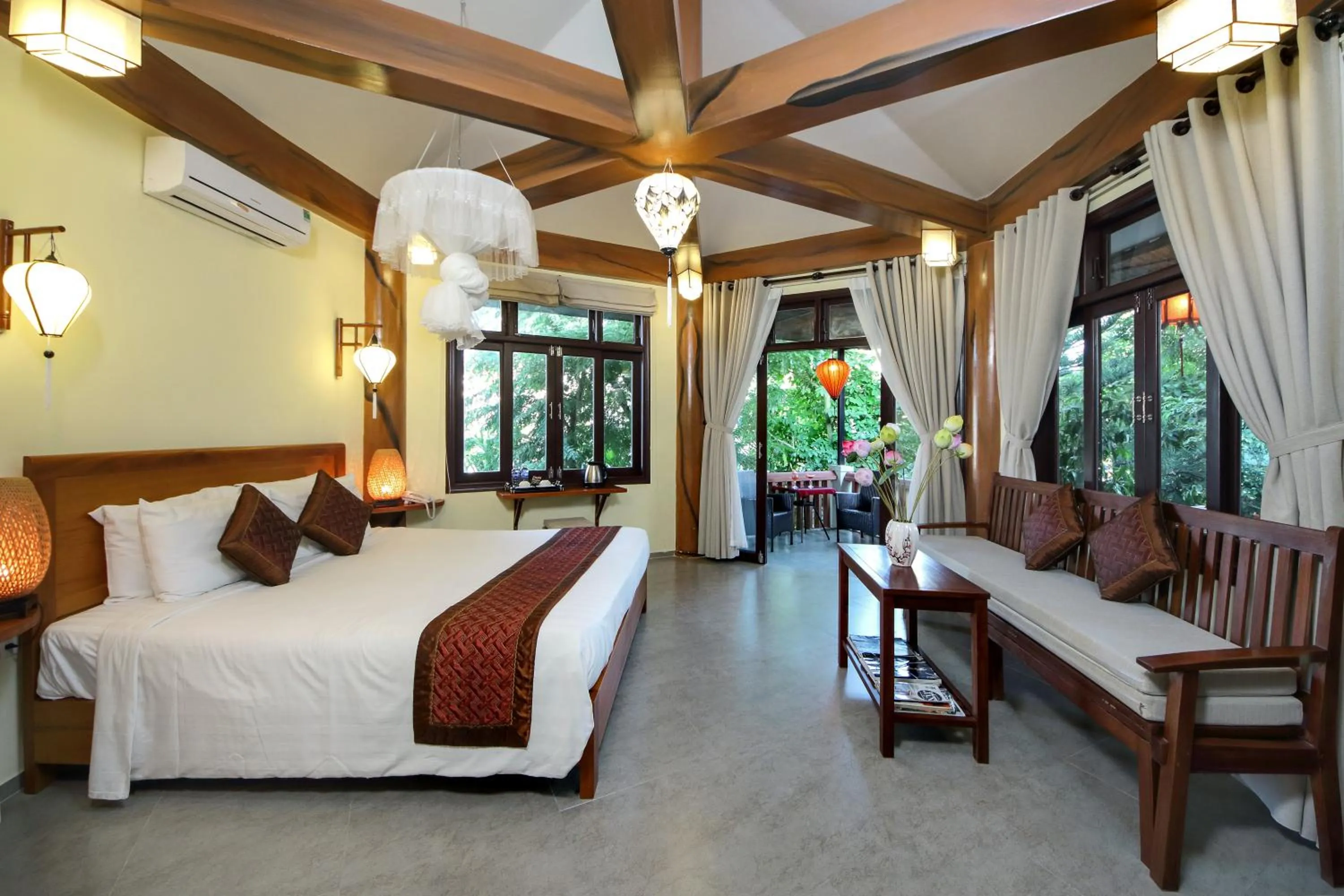 Bed in Loc Phat Hoi An Homestay