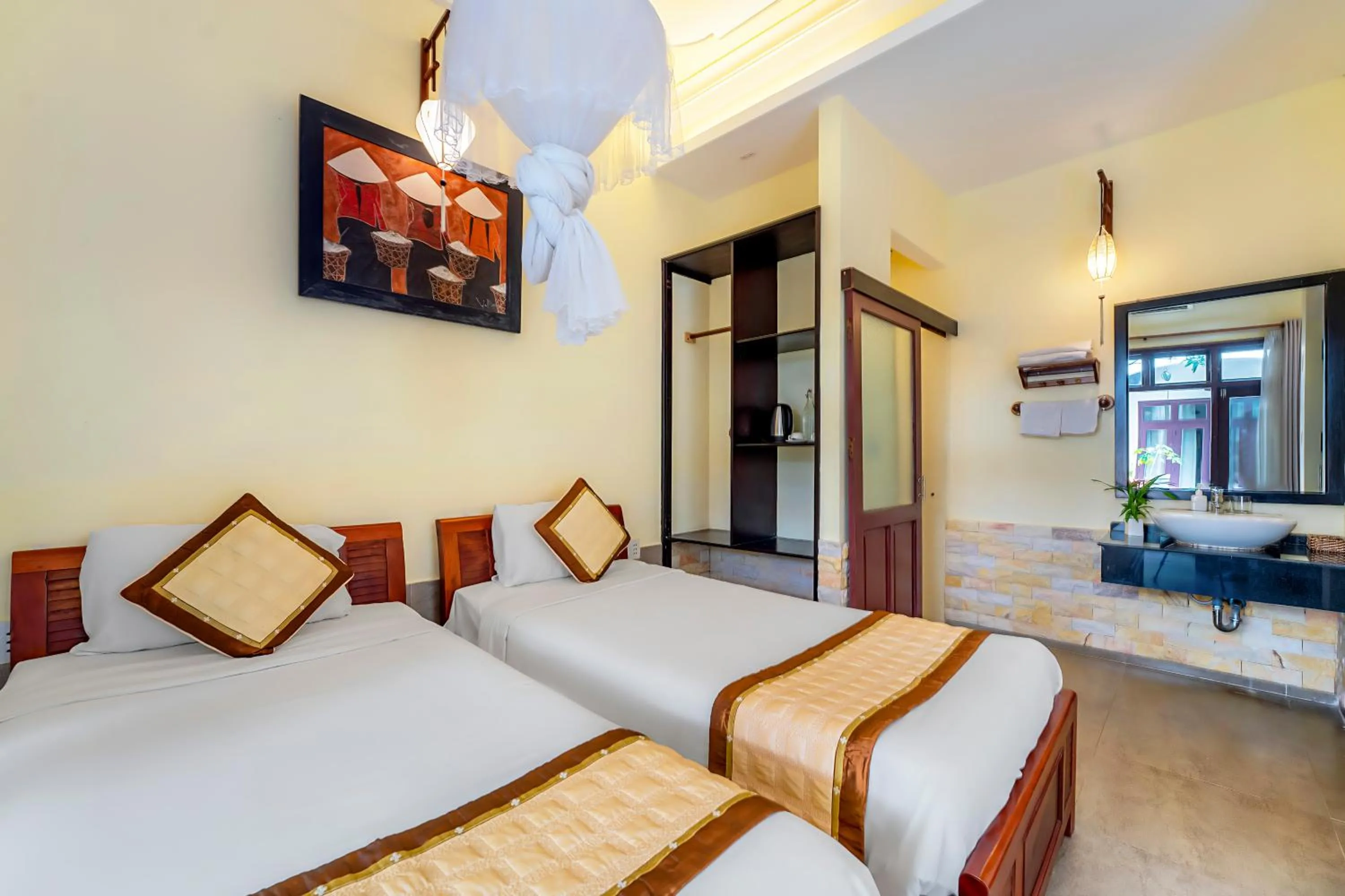 Bed in Loc Phat Hoi An Homestay