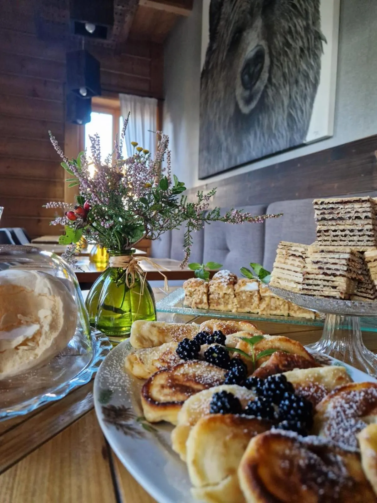 Living room in Niedźwiedzia Residence Garden Sauna