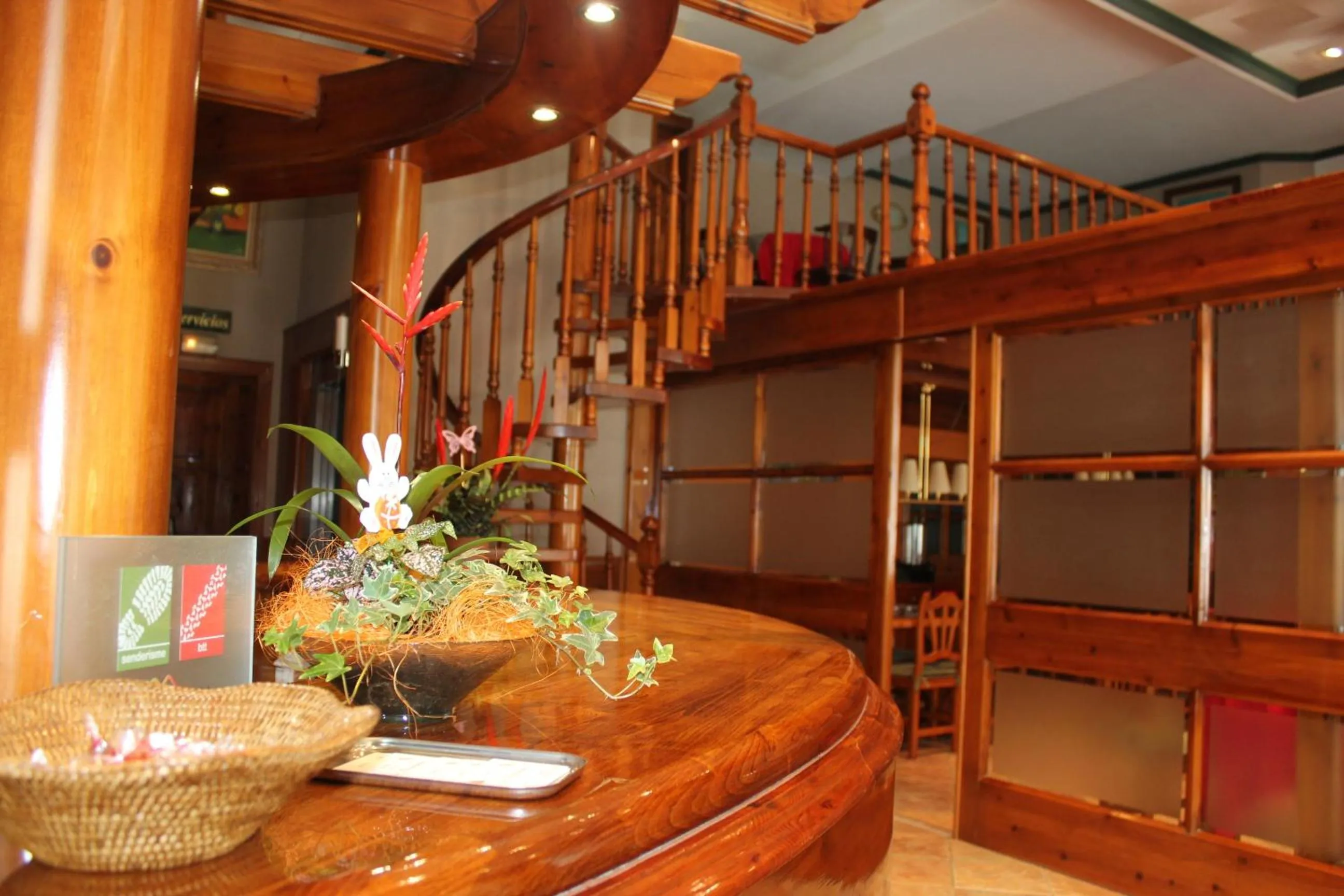 Lobby or reception in Hotel La Bonaigua