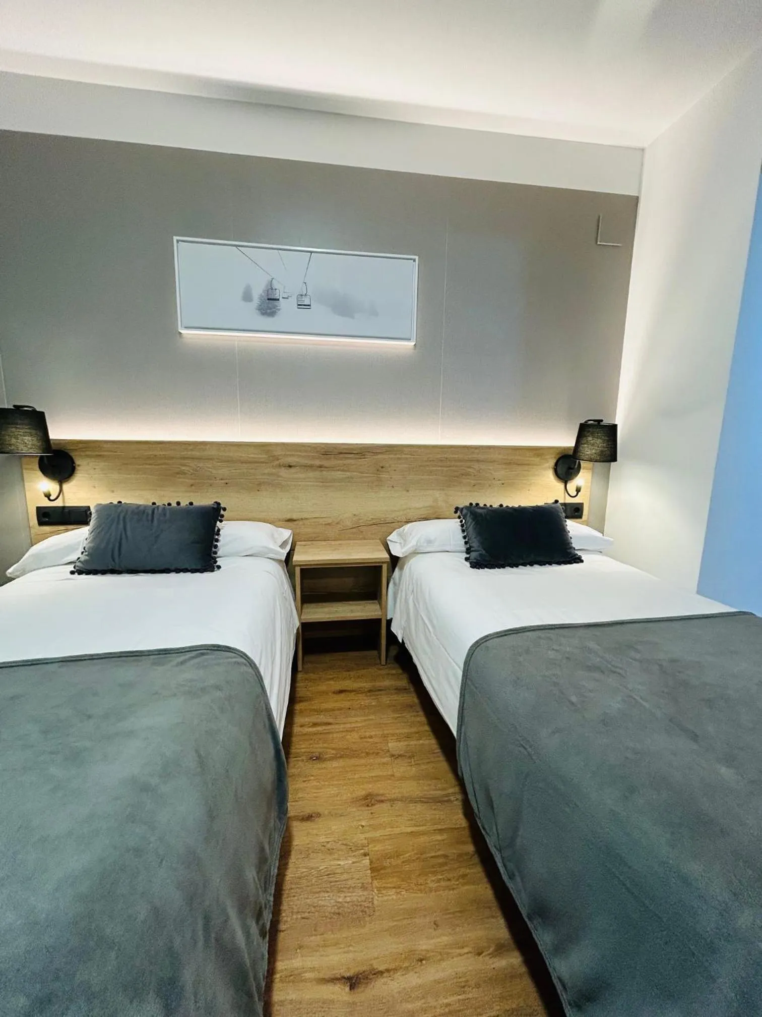 Bed in Hotel La Bonaigua