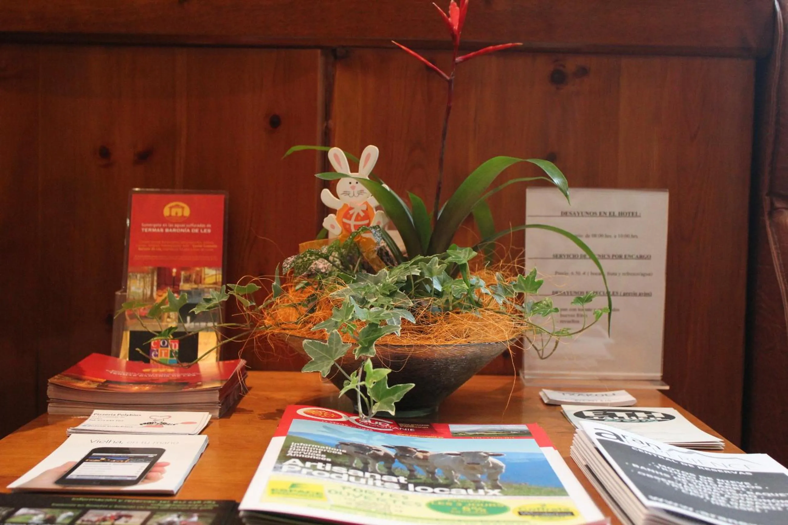 Decorative detail in Hotel La Bonaigua