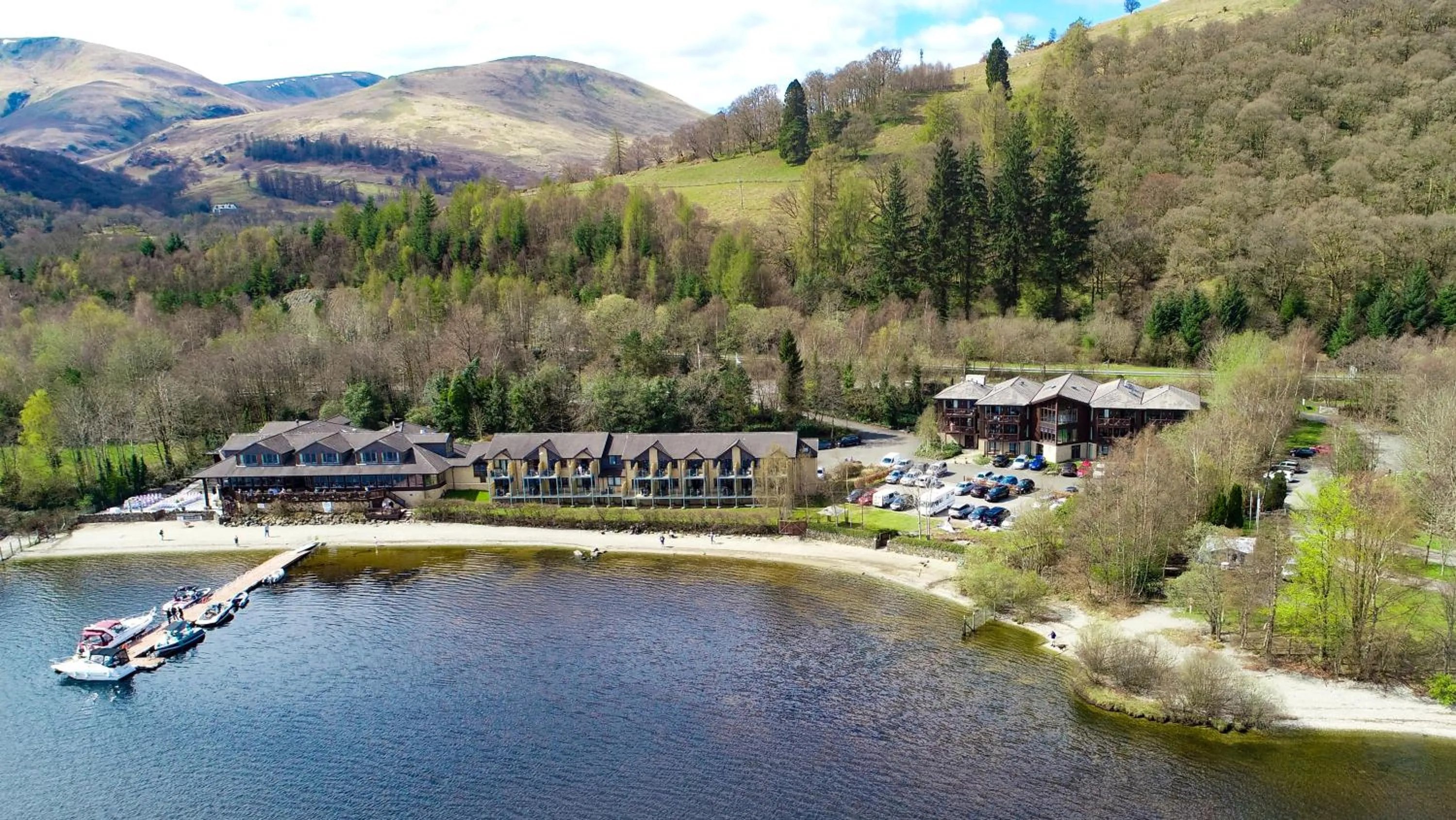 Bird's eye view in The Lodge On Loch Lomond Hotel