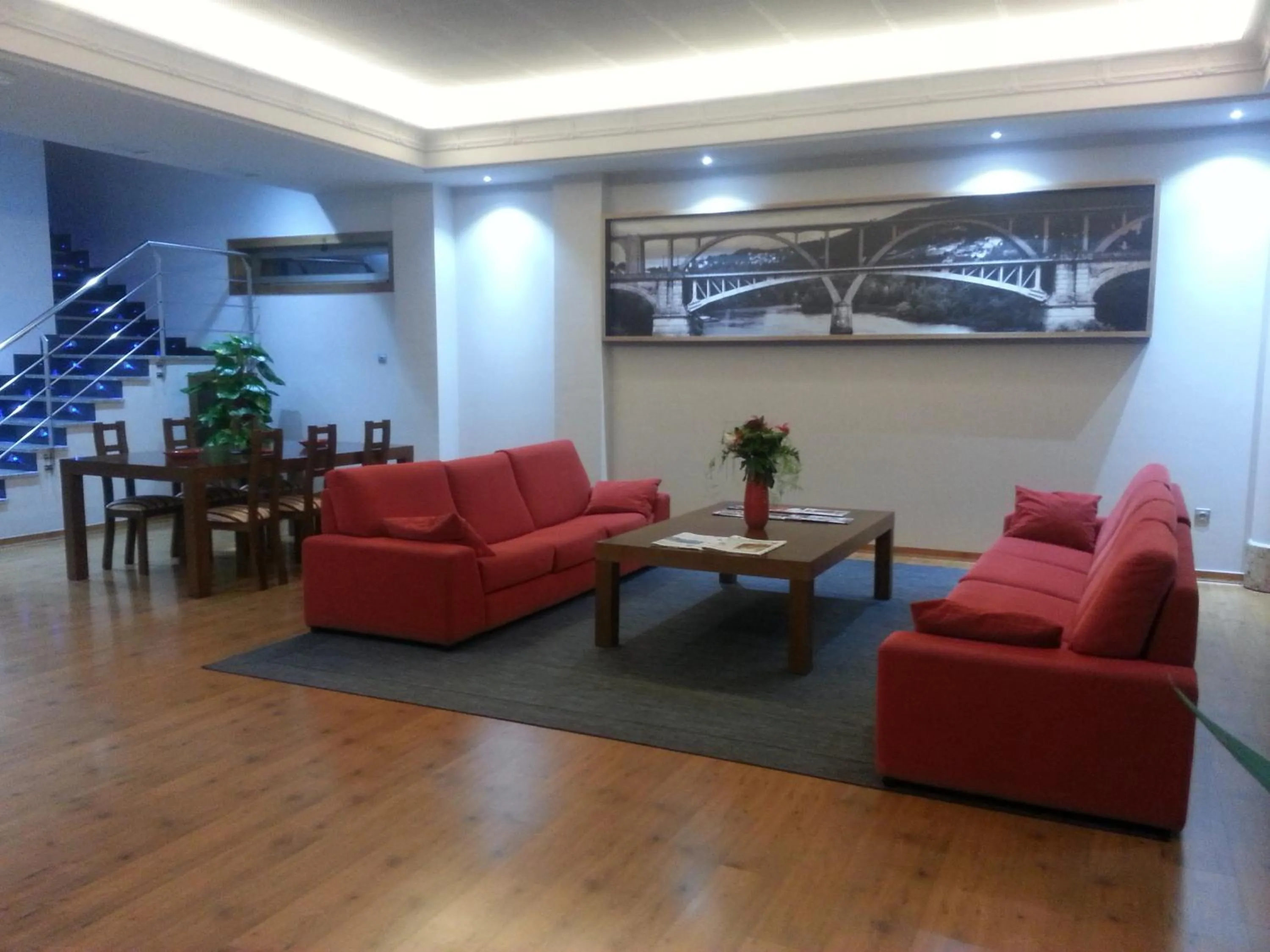 Lobby or reception in Hotel San Cibrao