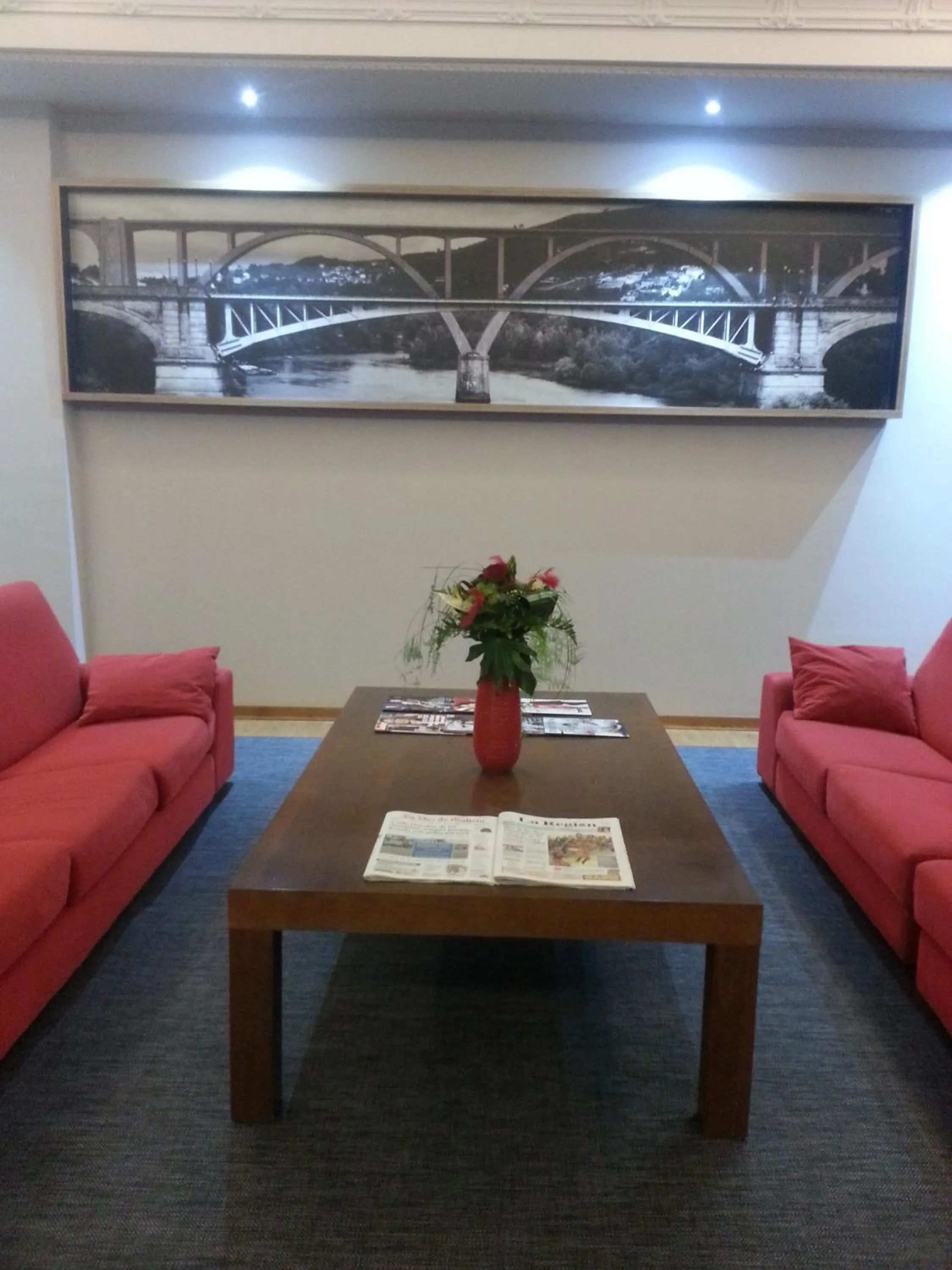 Lobby or reception in Hotel San Cibrao