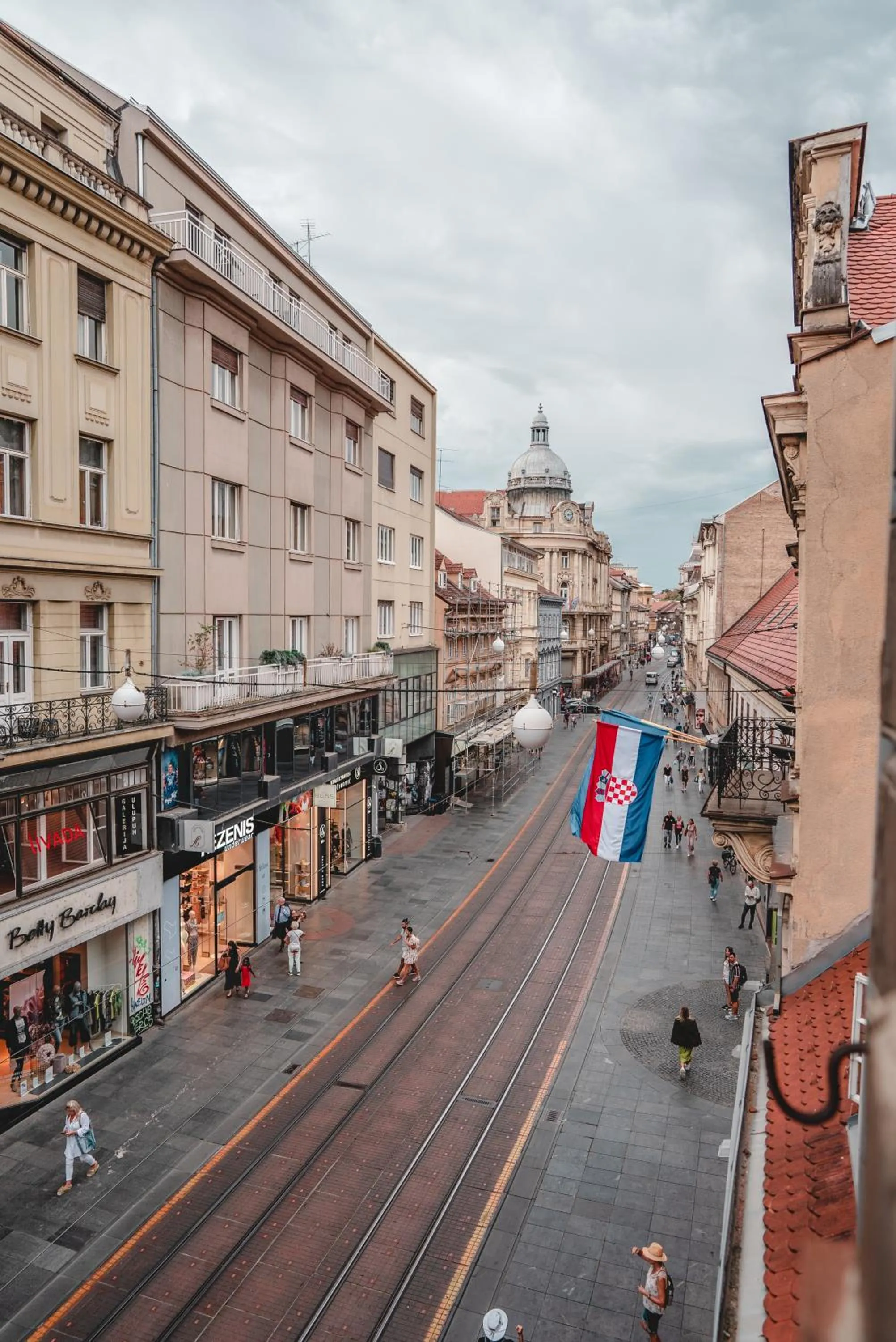 City view in Chillout Hostel Zagreb