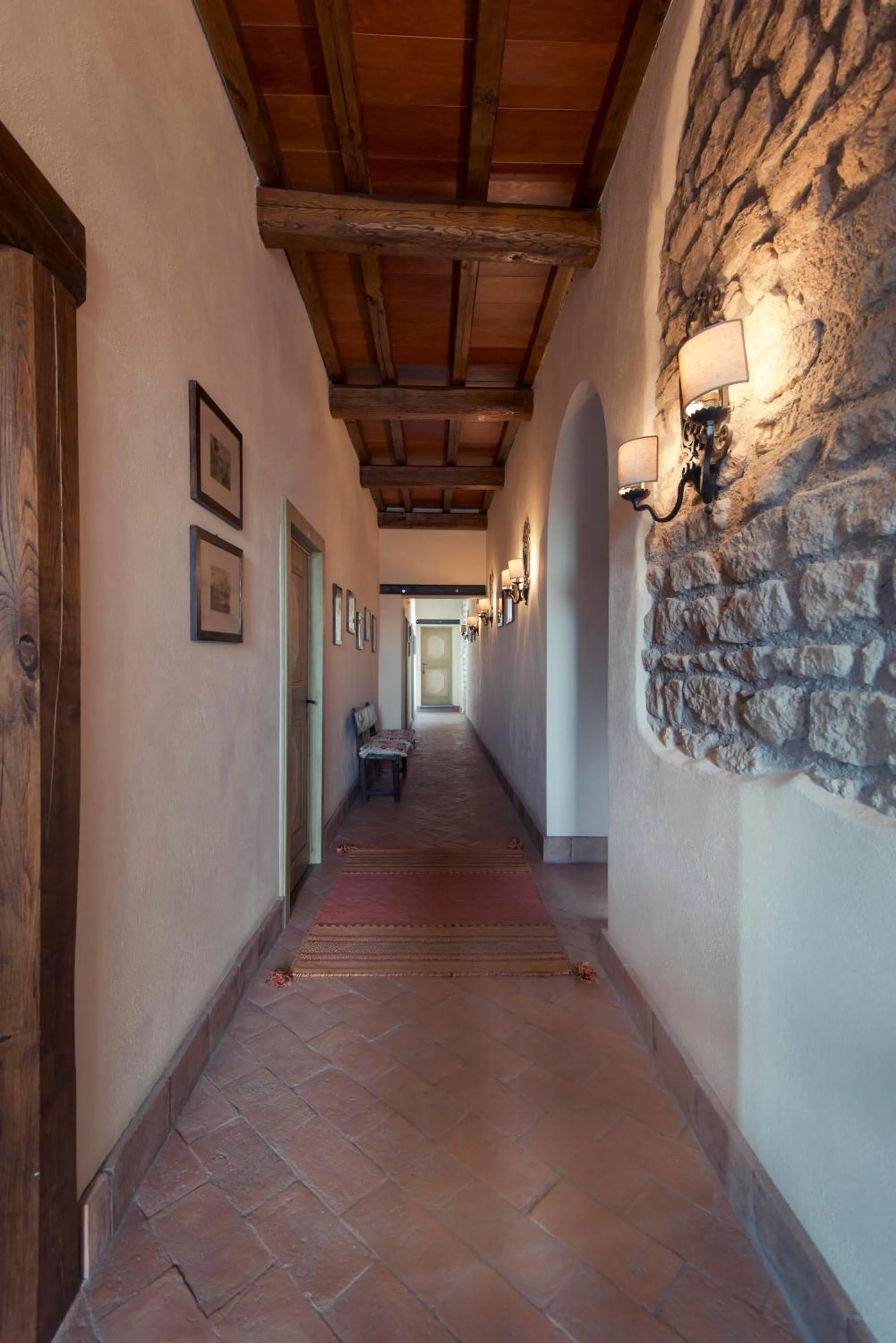 Bed in La Meridiana Relais