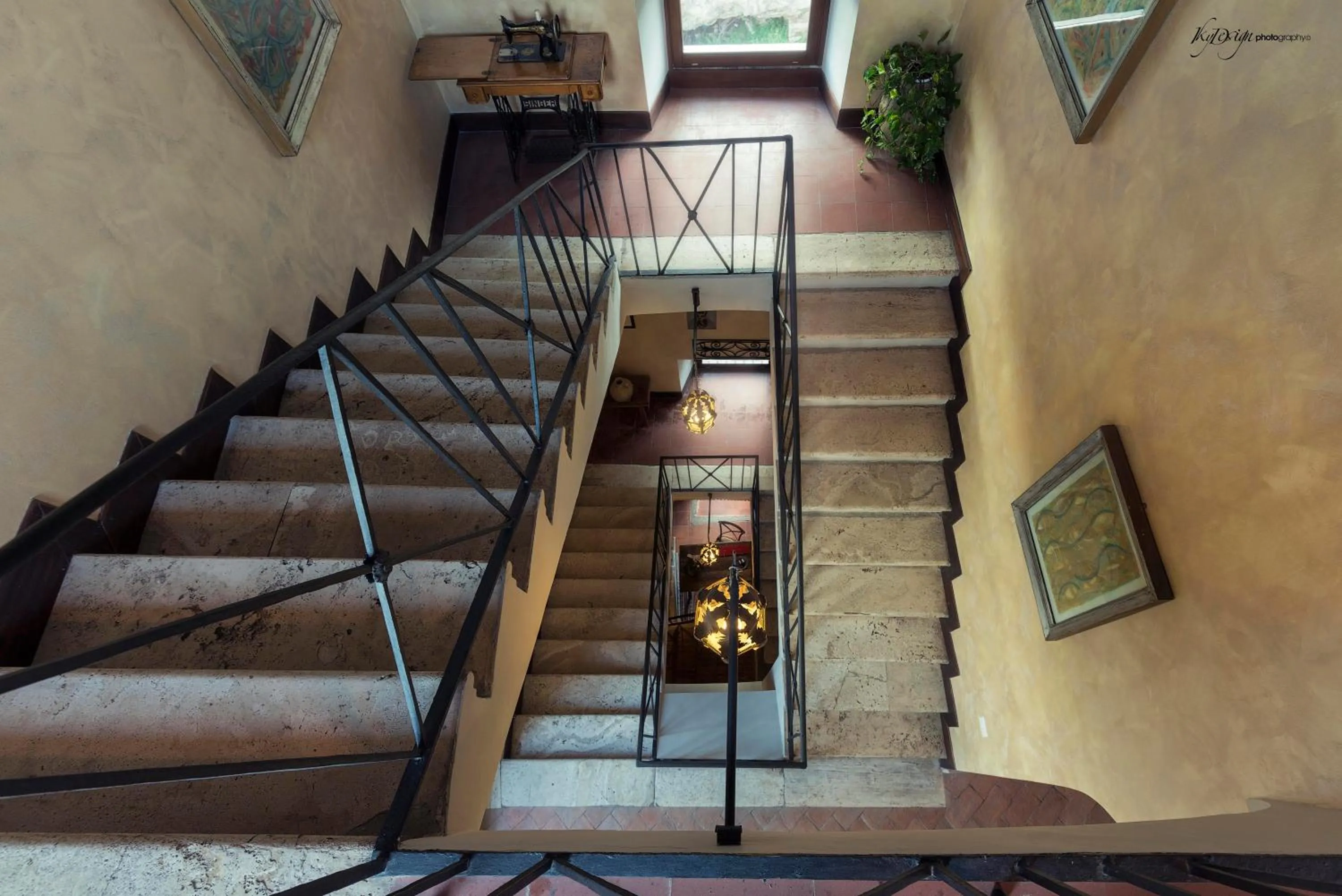 Bed in La Meridiana Relais