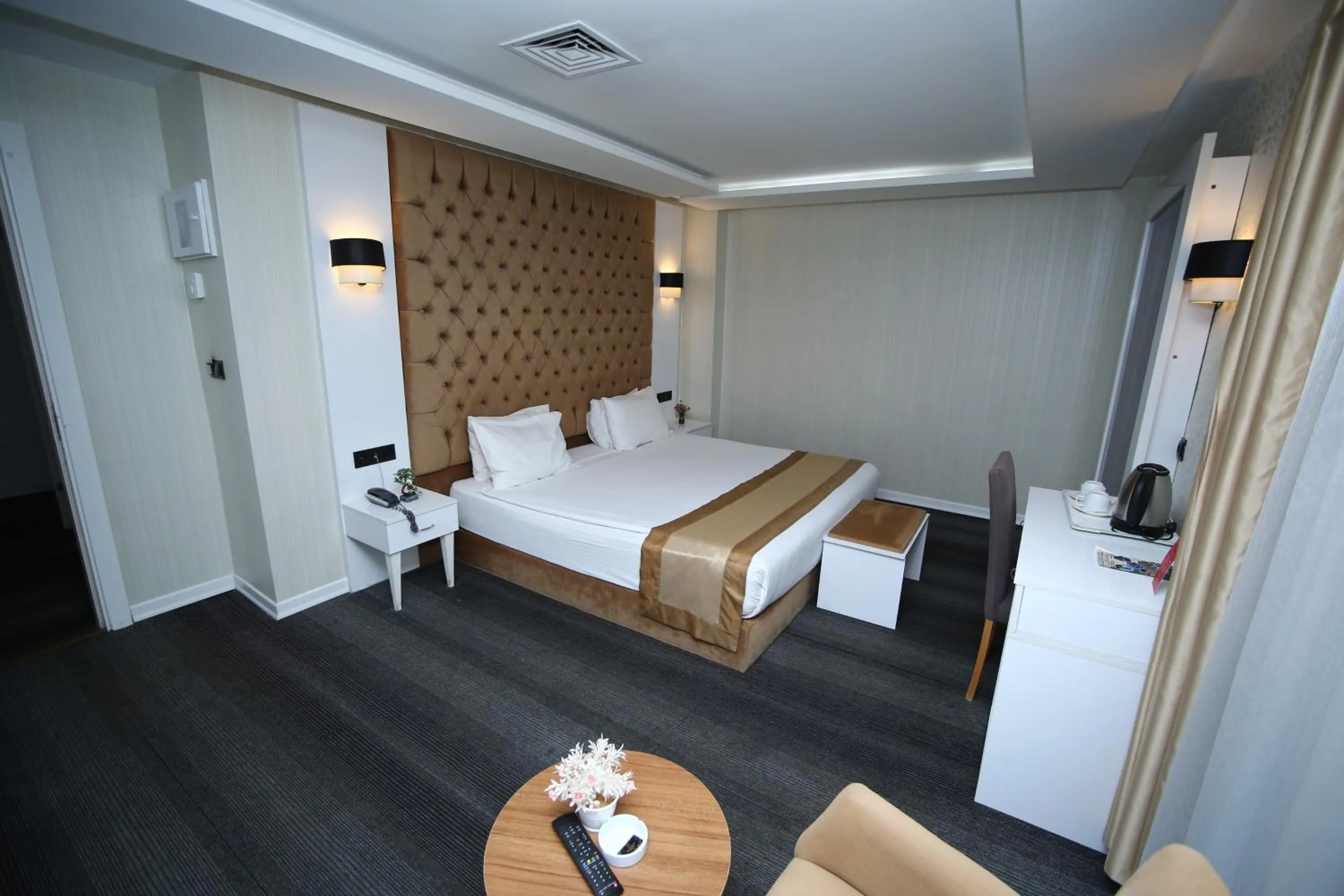 Bed in Grand Silay Hotel