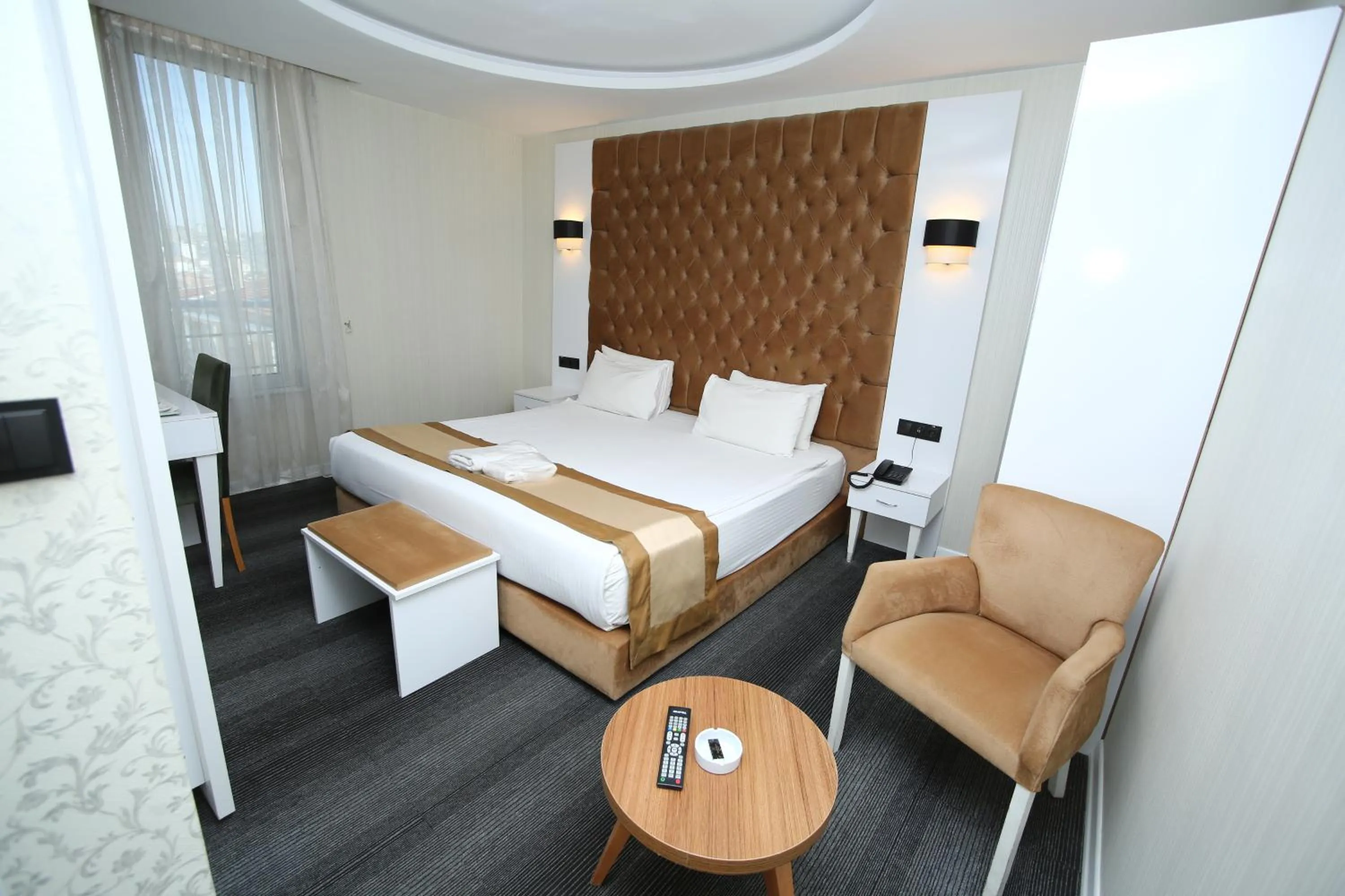 Bed in Grand Silay Hotel