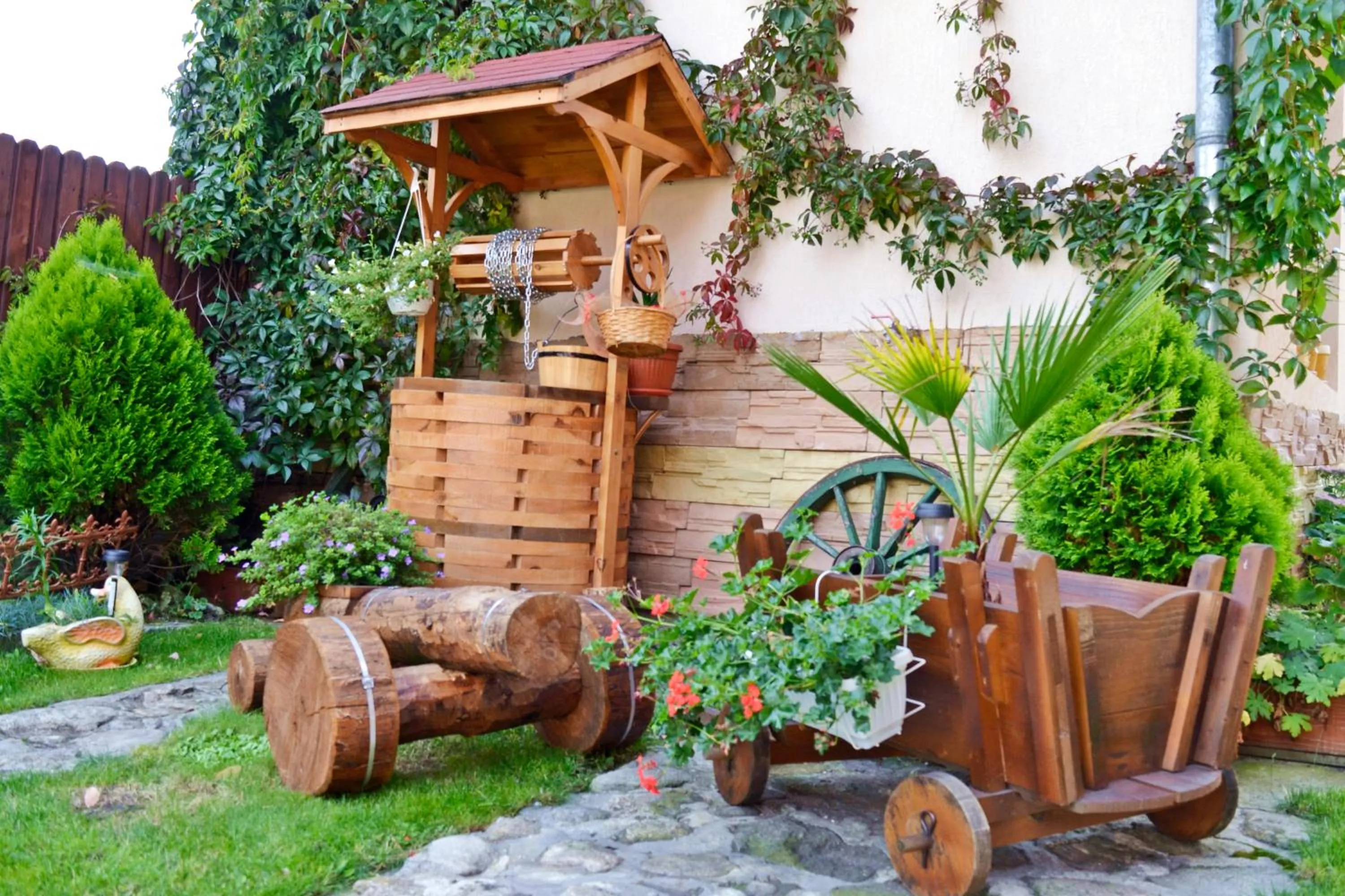 Garden in Family Hotel Miglena