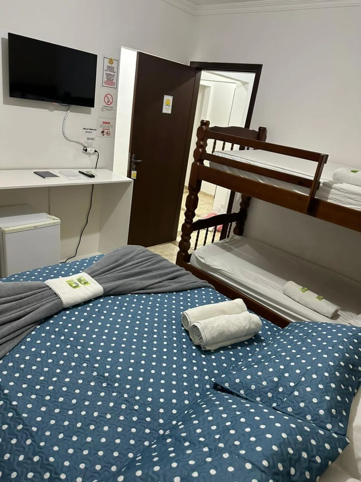 Bed in Pousada Sol de Maria