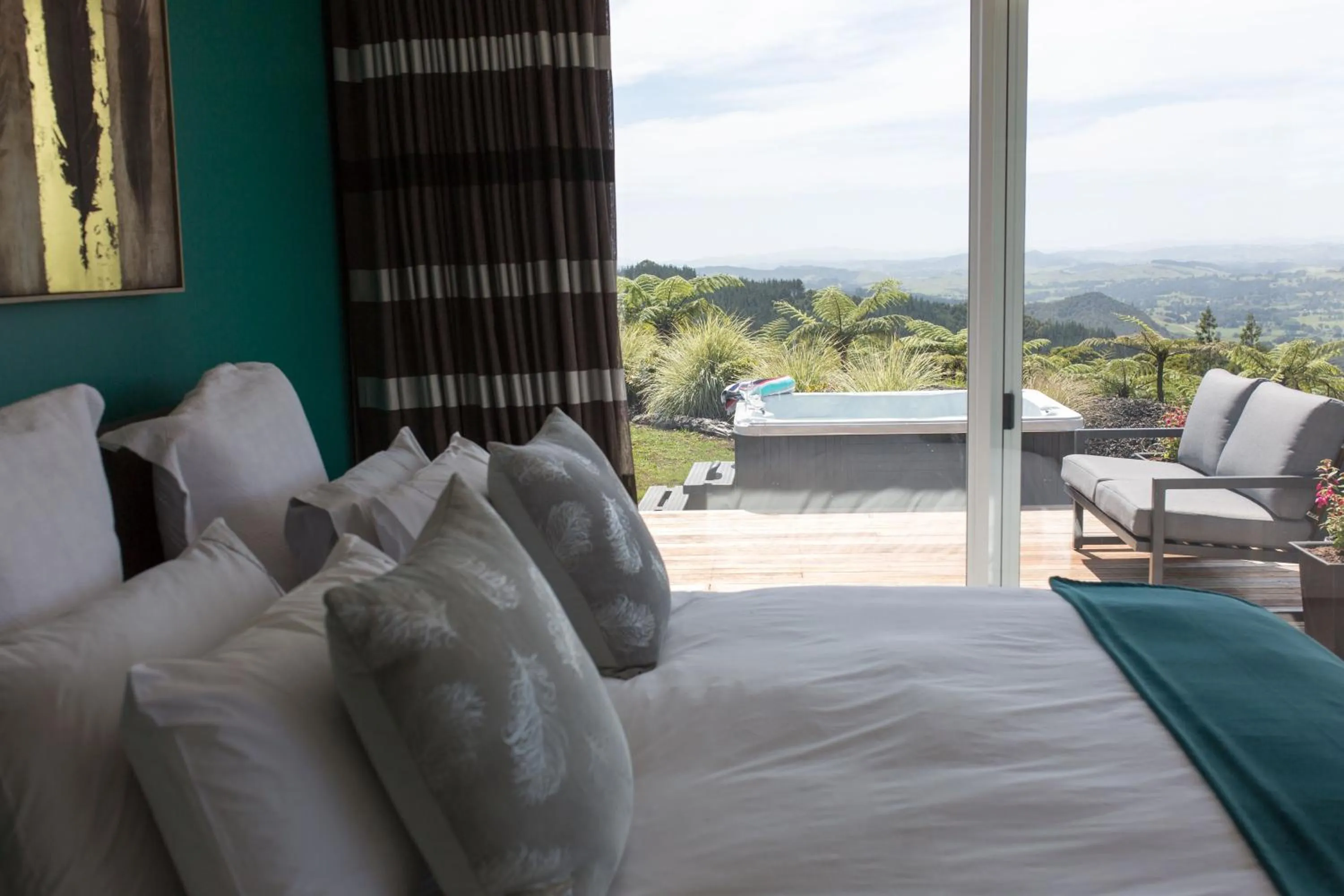 Bedroom in Skylark Lodge