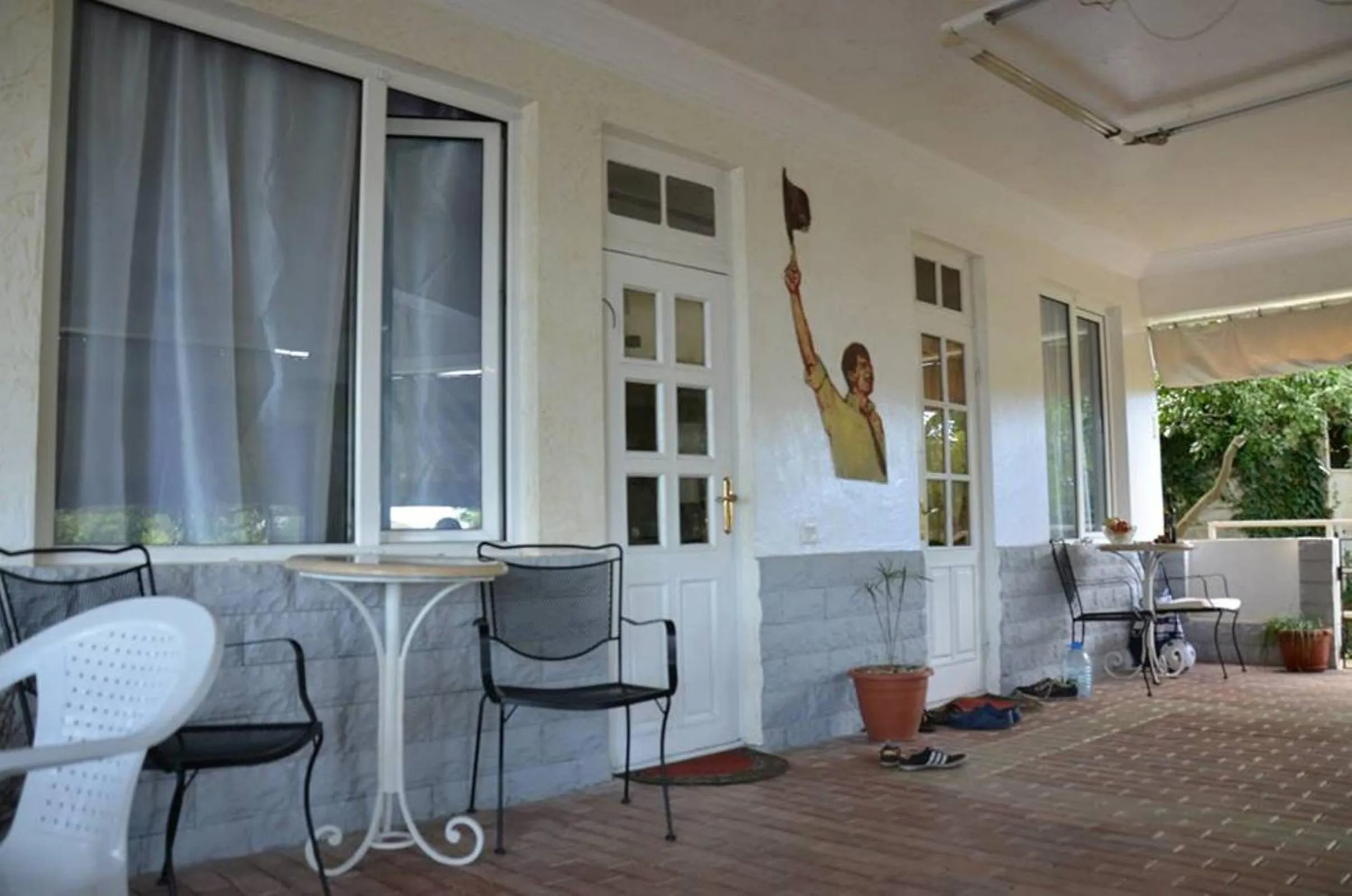 Patio in TJ Guest House