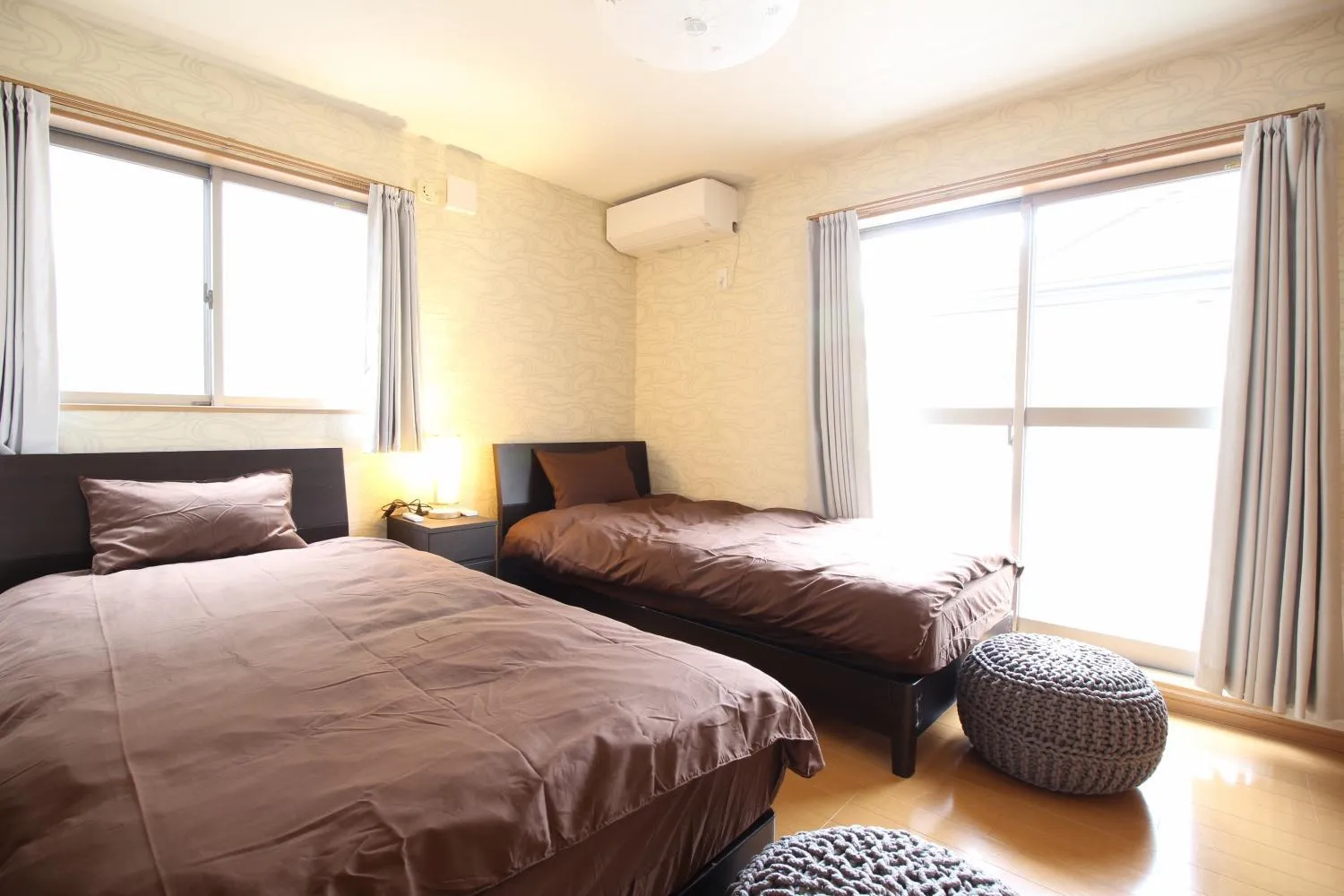 Bed in LiB PLUS VILLA Mibu