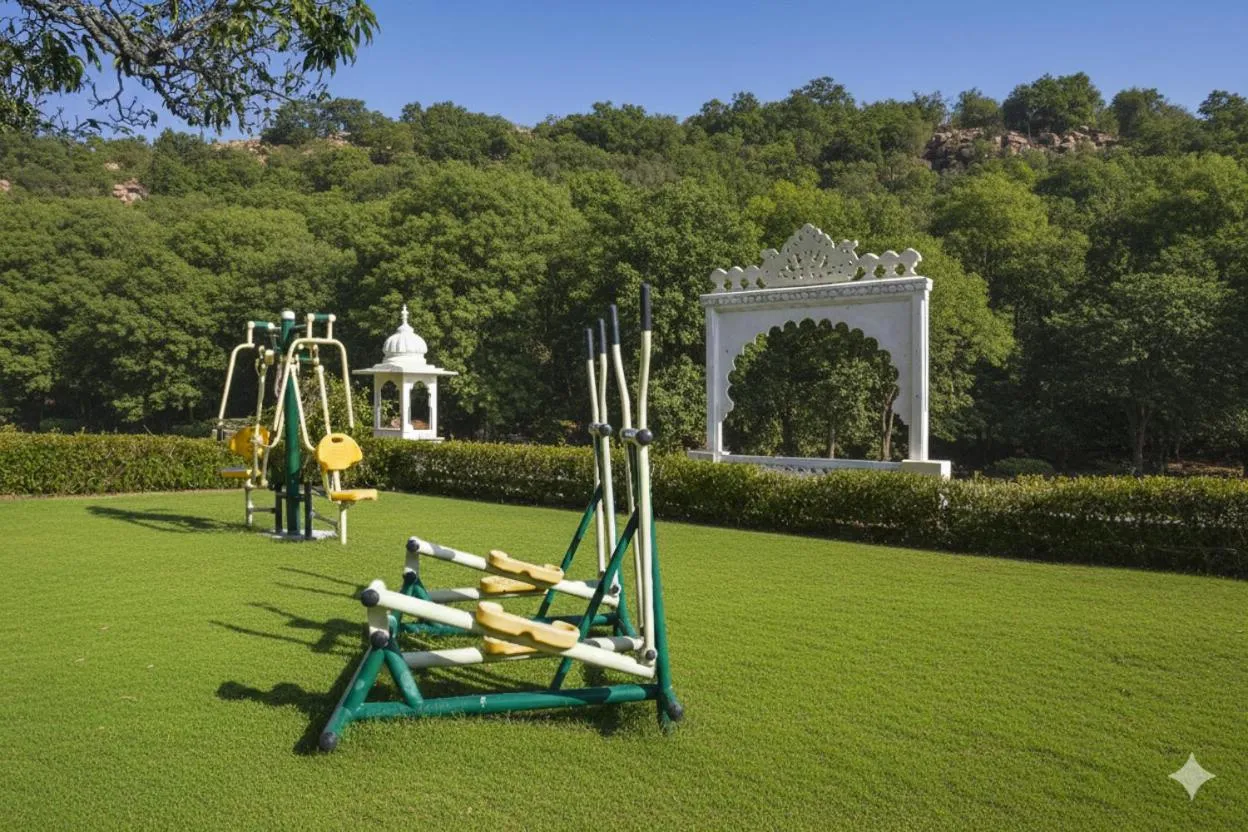Fitness centre/facilities in The Everest Hill Resort & Spa-Kumbhalgarh