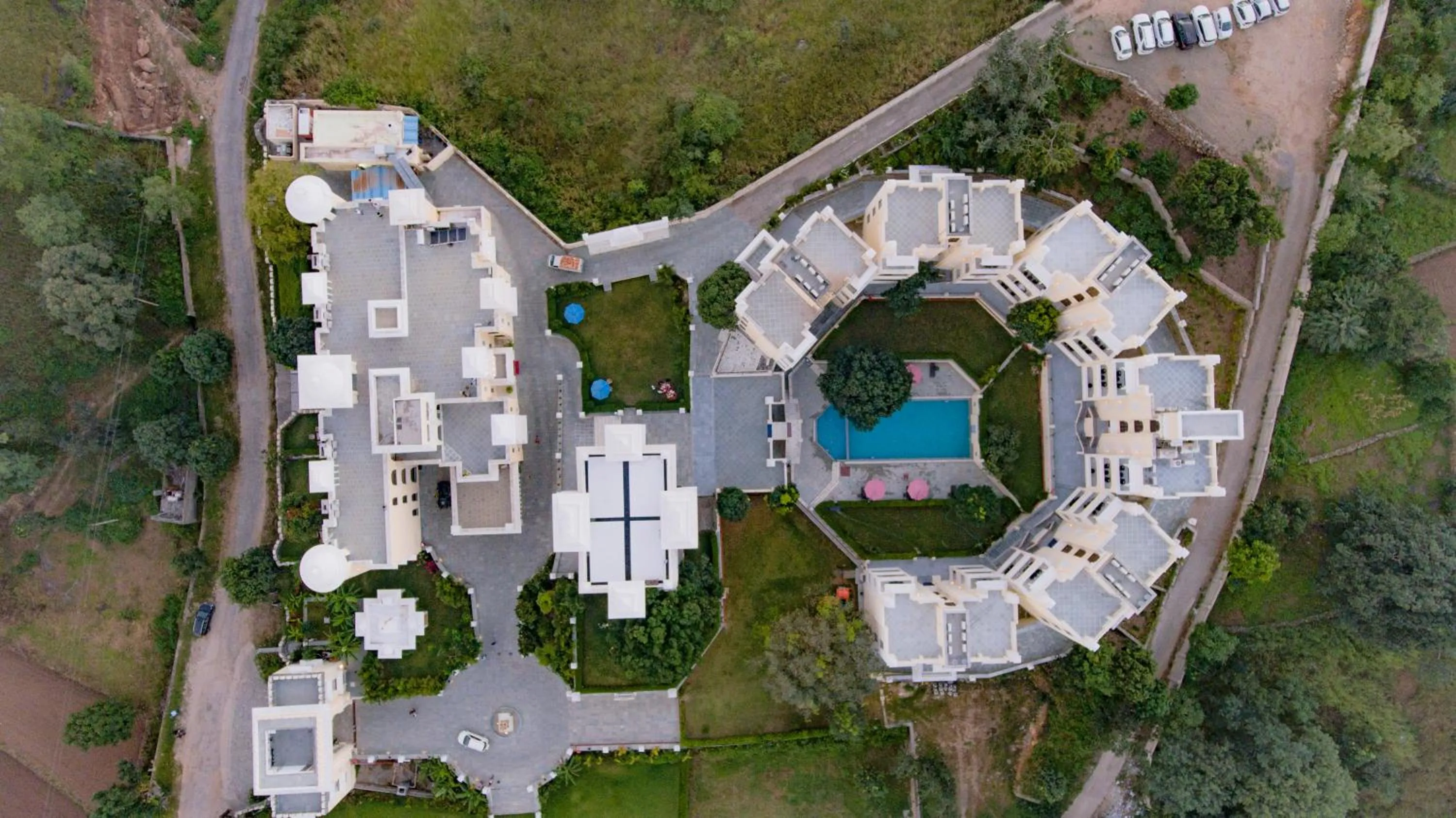 Bird's eye view in The Everest Hill Resort & Spa-Kumbhalgarh