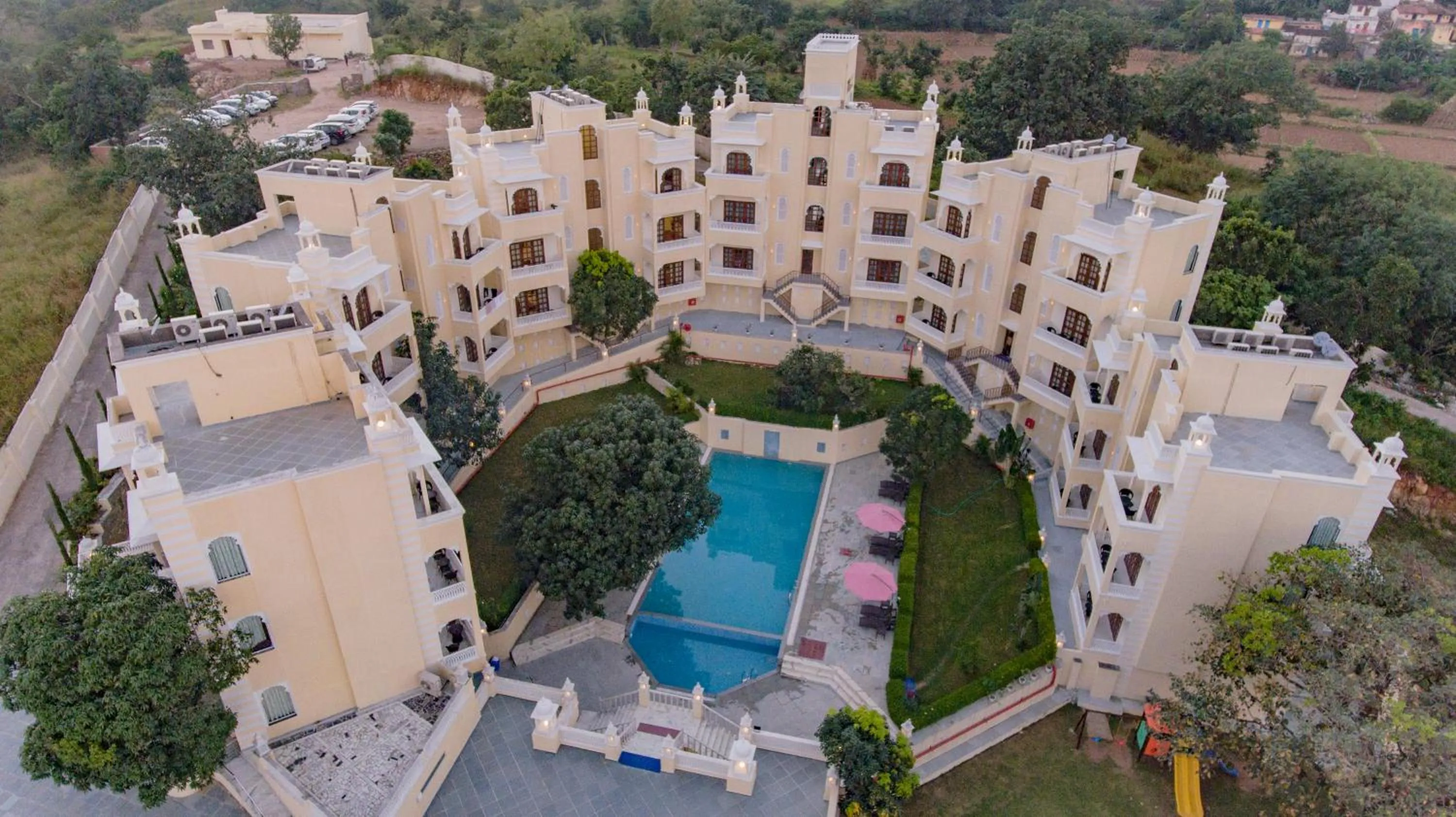 Bird's eye view in The Everest Hill Resort & Spa-Kumbhalgarh