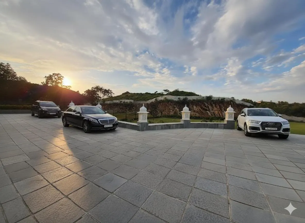 Parking in The Everest Hill Resort & Spa-Kumbhalgarh