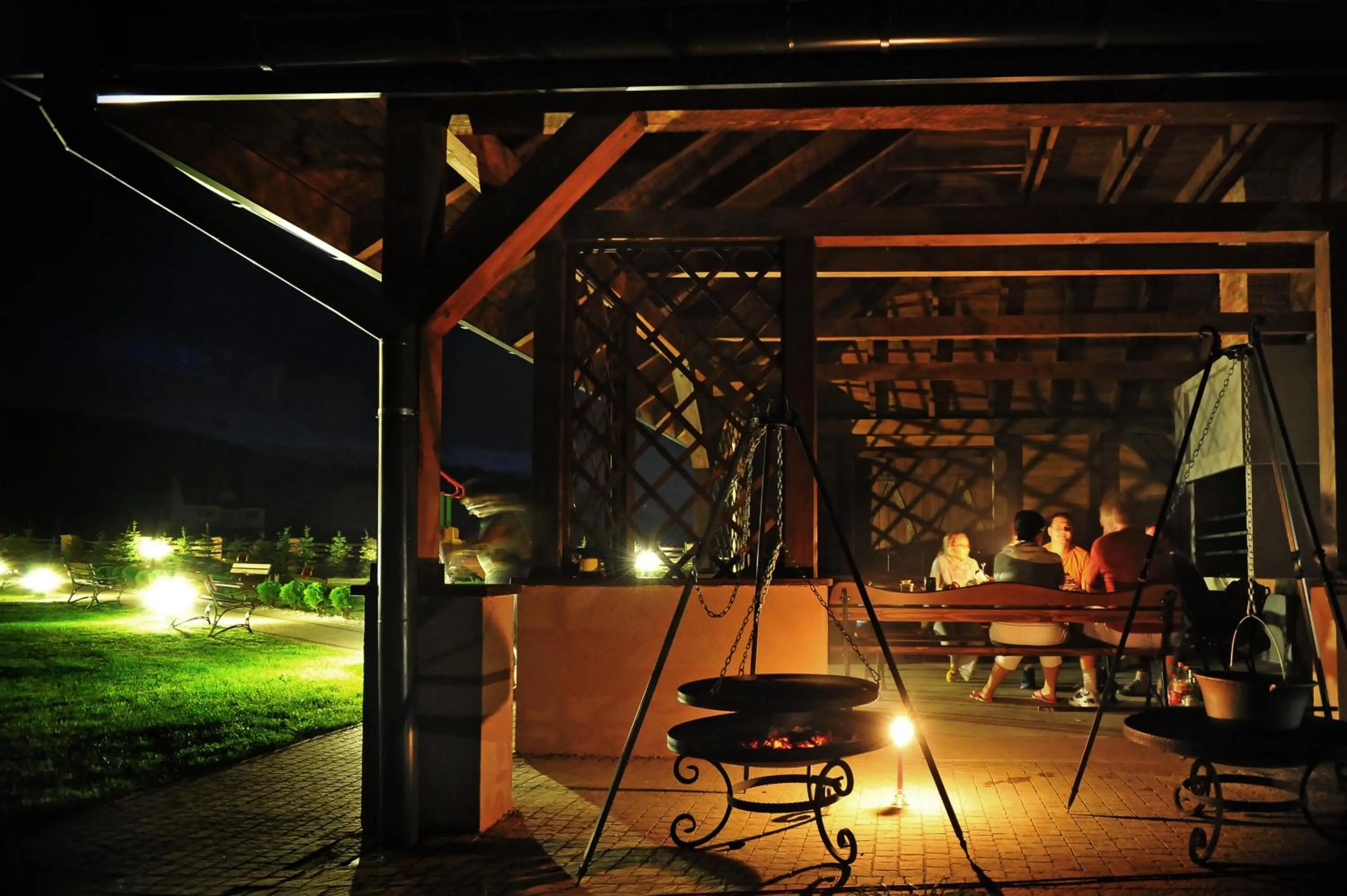 Garden in Zajazd Bieszczadzka Ostoja