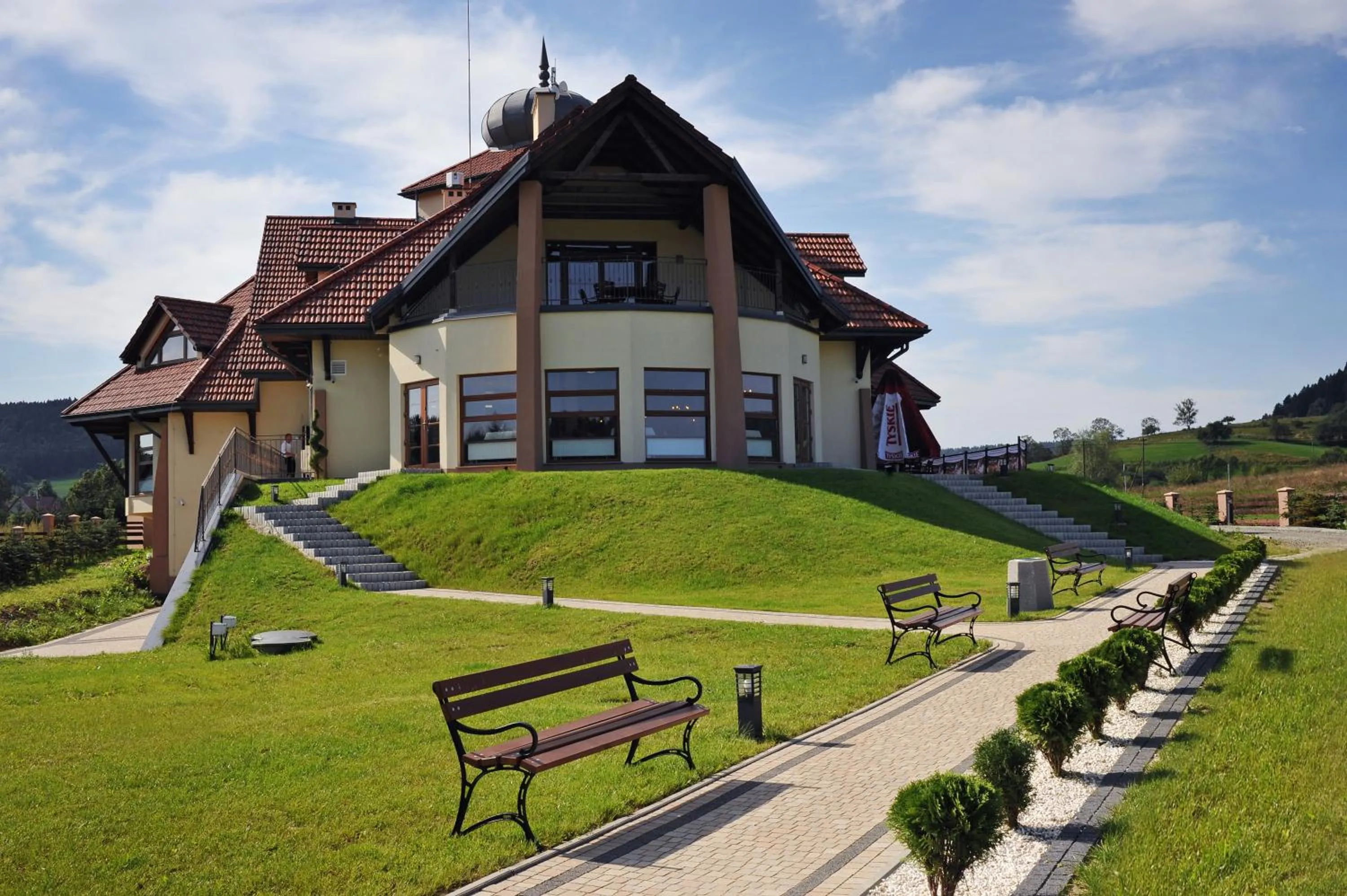 Garden in Zajazd Bieszczadzka Ostoja
