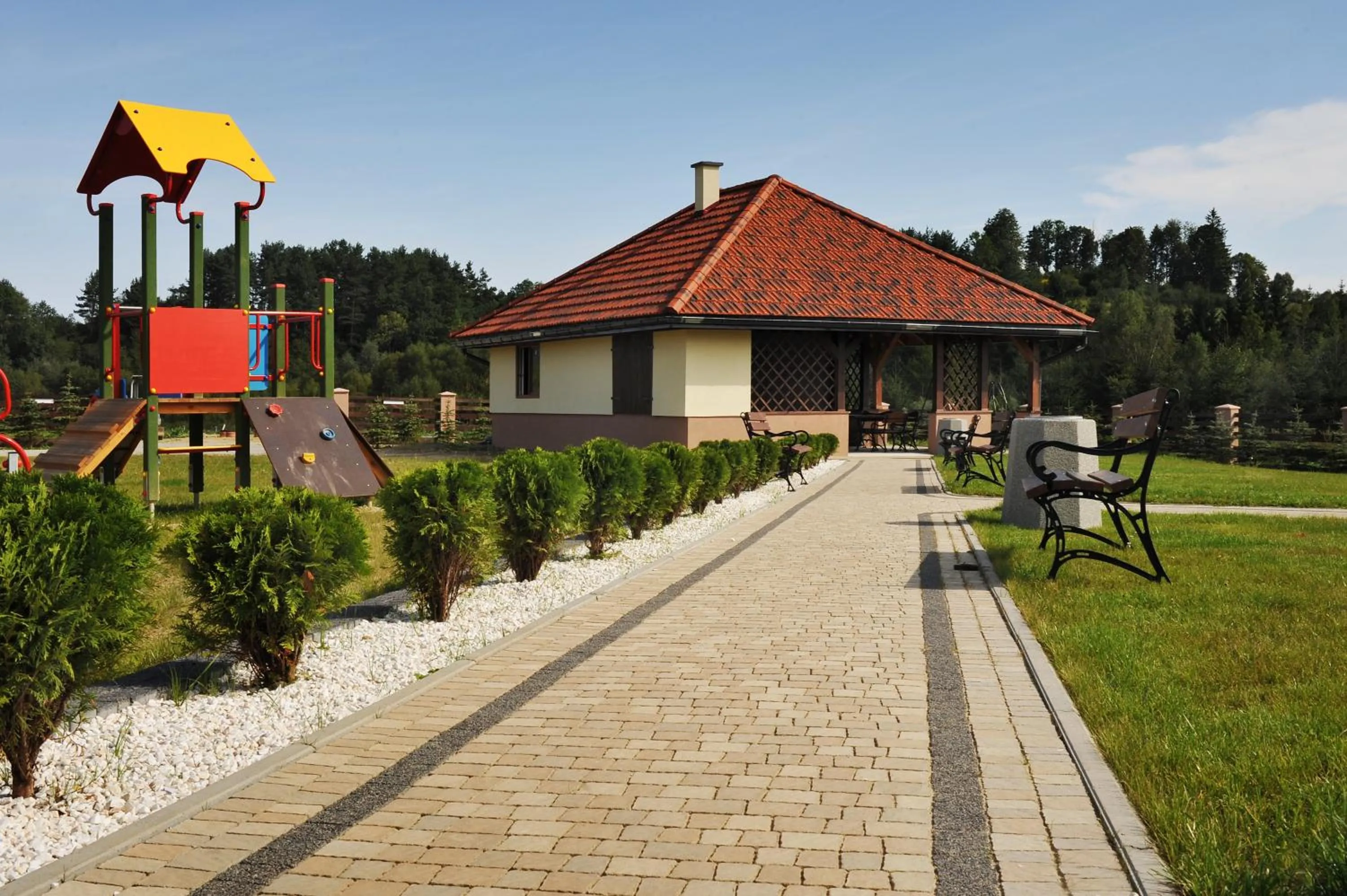 Garden in Zajazd Bieszczadzka Ostoja