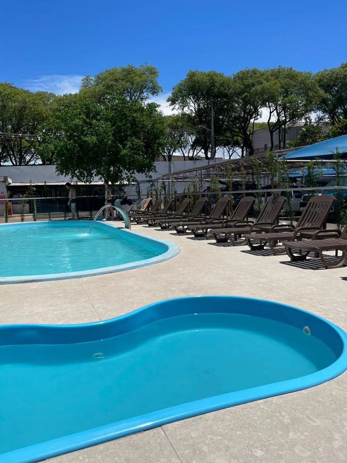 Swimming pool in Hotel Portinari Ponte da Amizade