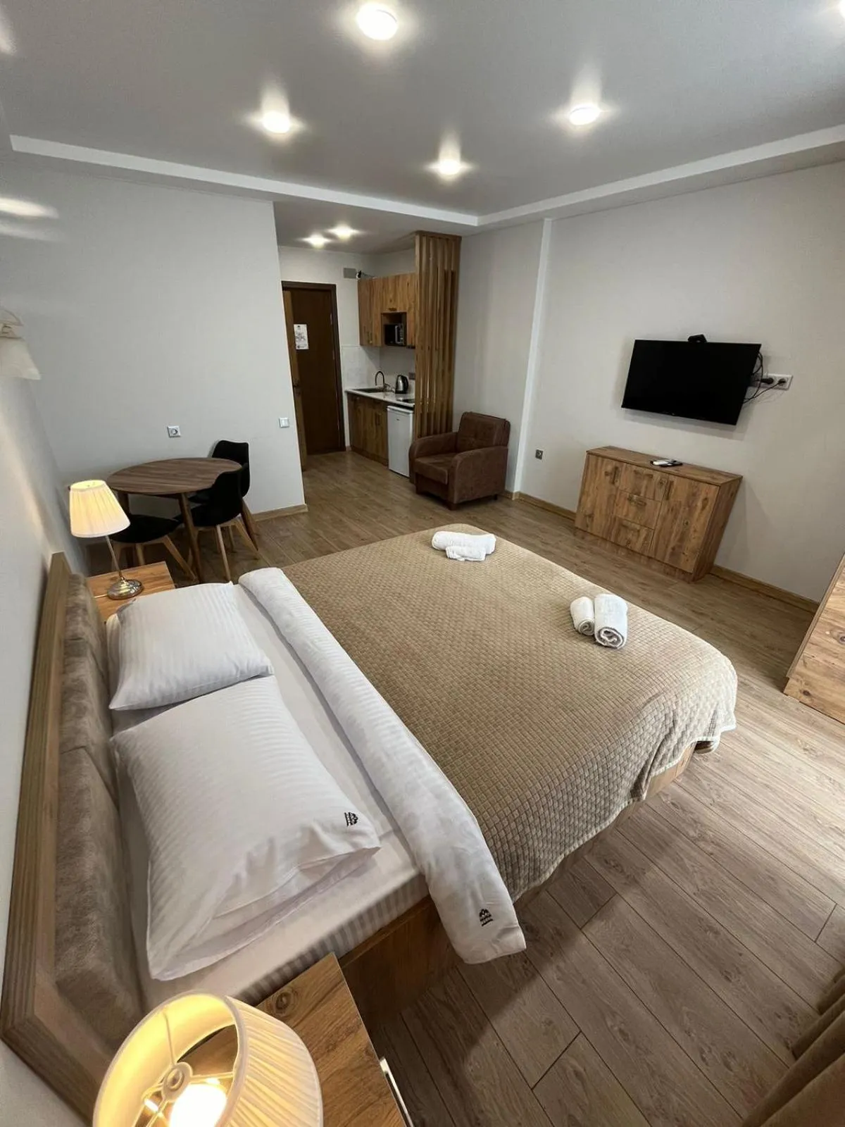 Bed in Aparthotel Holiday Lux Batumi