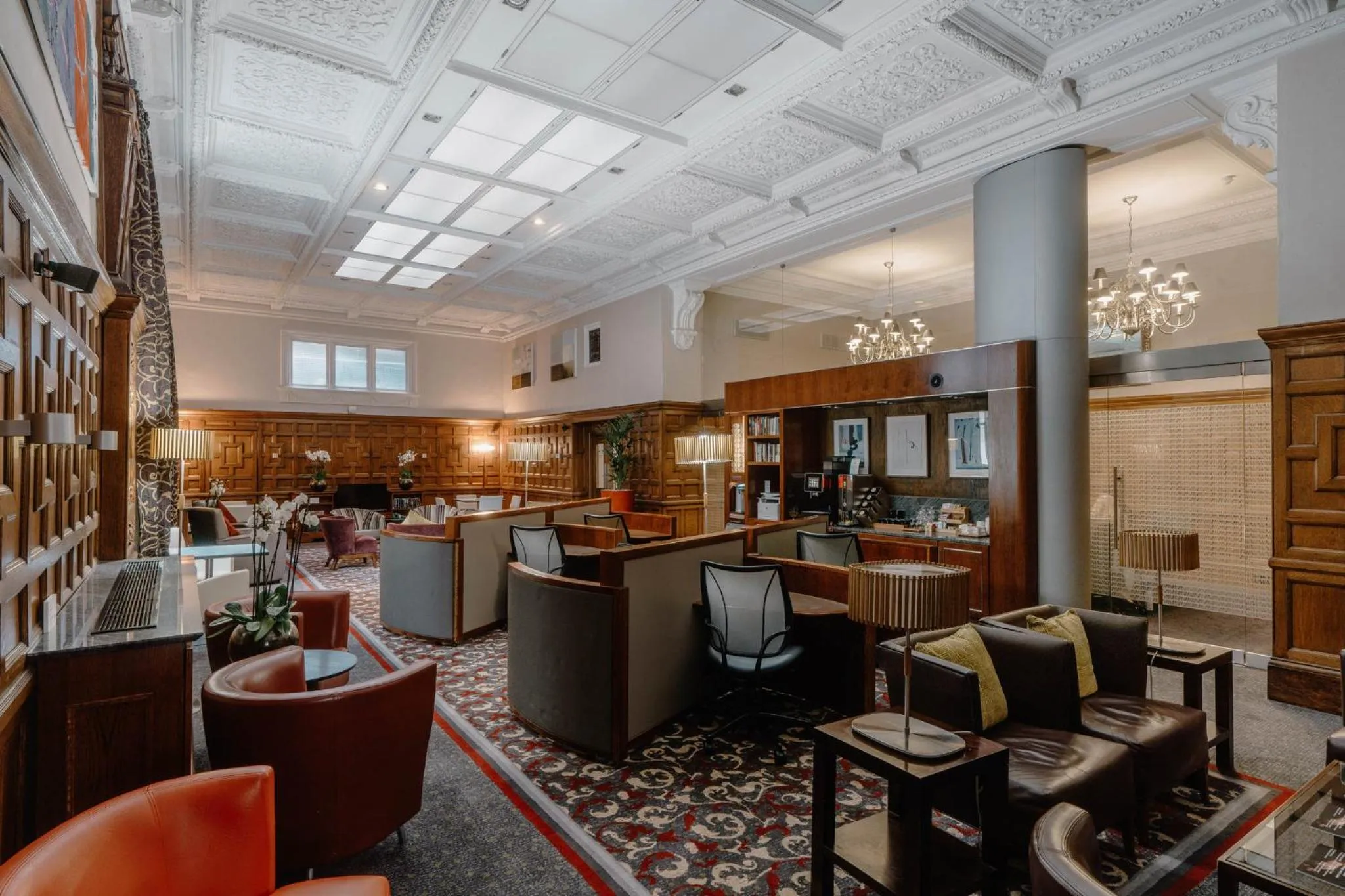 Lounge or bar in Club Quarters Hotel Trafalgar Square, London