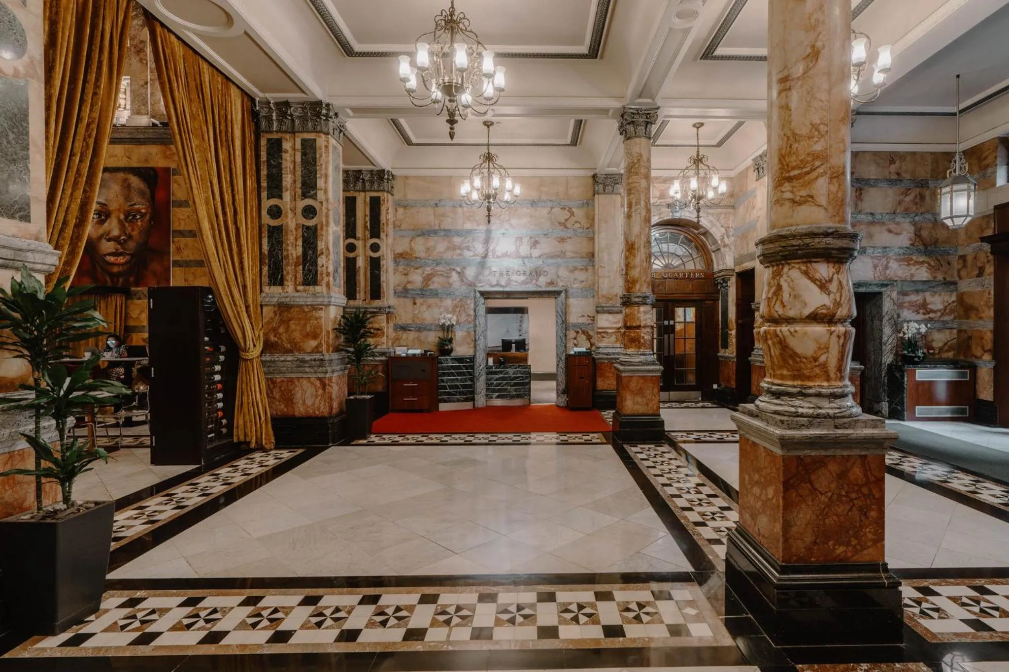 Lobby or reception in Club Quarters Hotel Trafalgar Square, London
