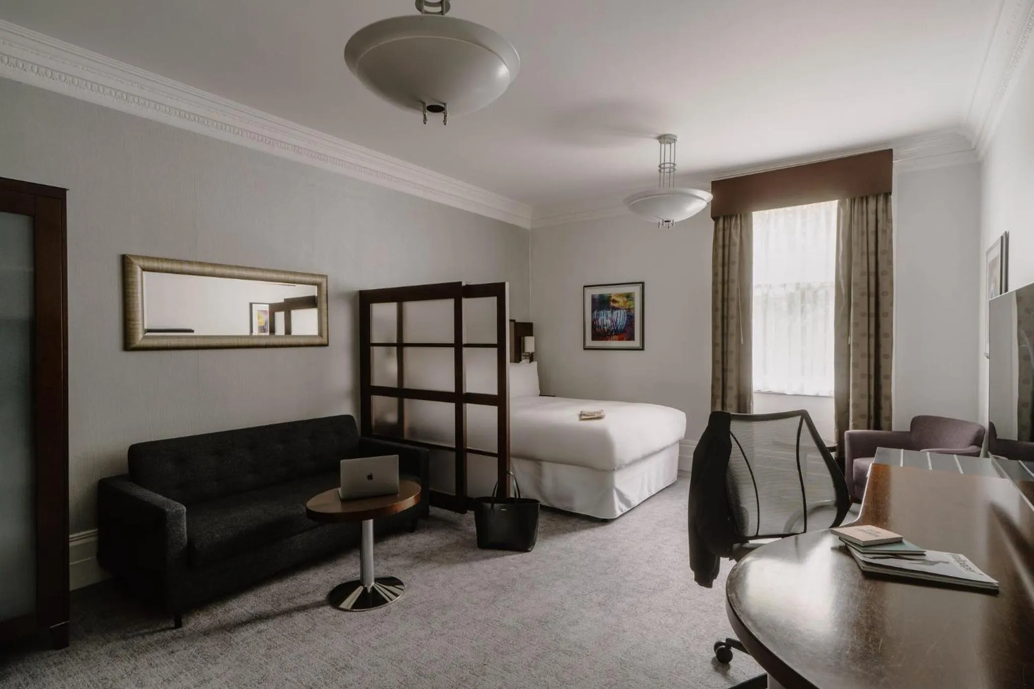 Photo of the whole room, Bed in Club Quarters Hotel Trafalgar Square, London