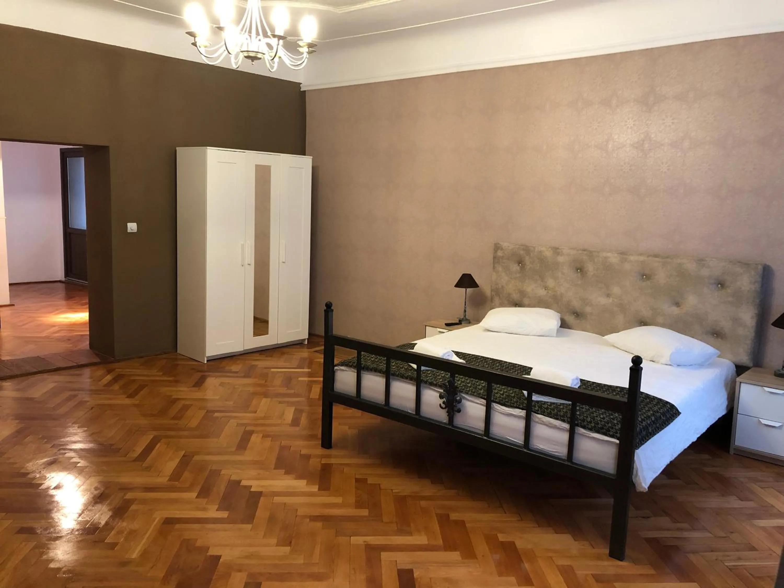 Bed in Poet Pastior Residence