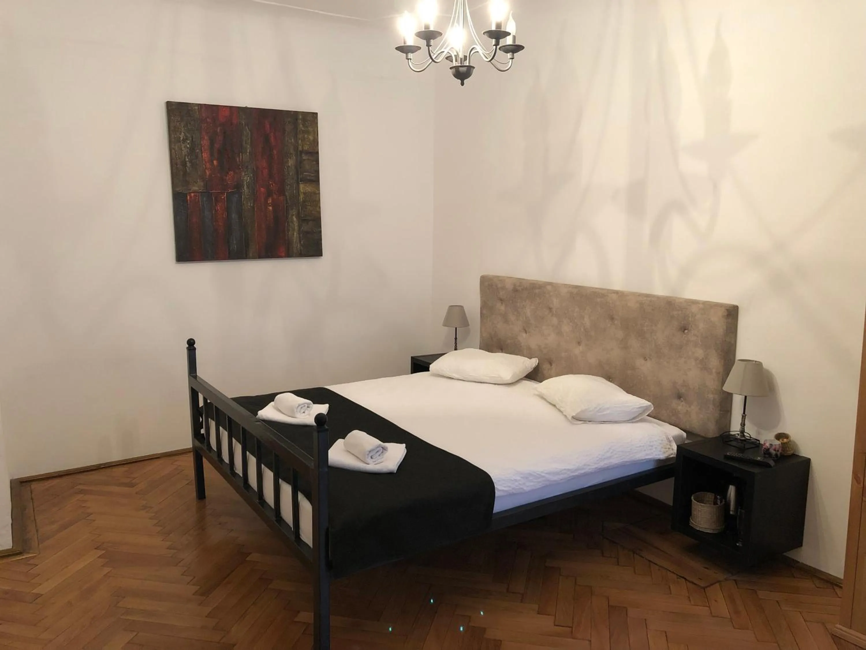 Bed in Poet Pastior Residence