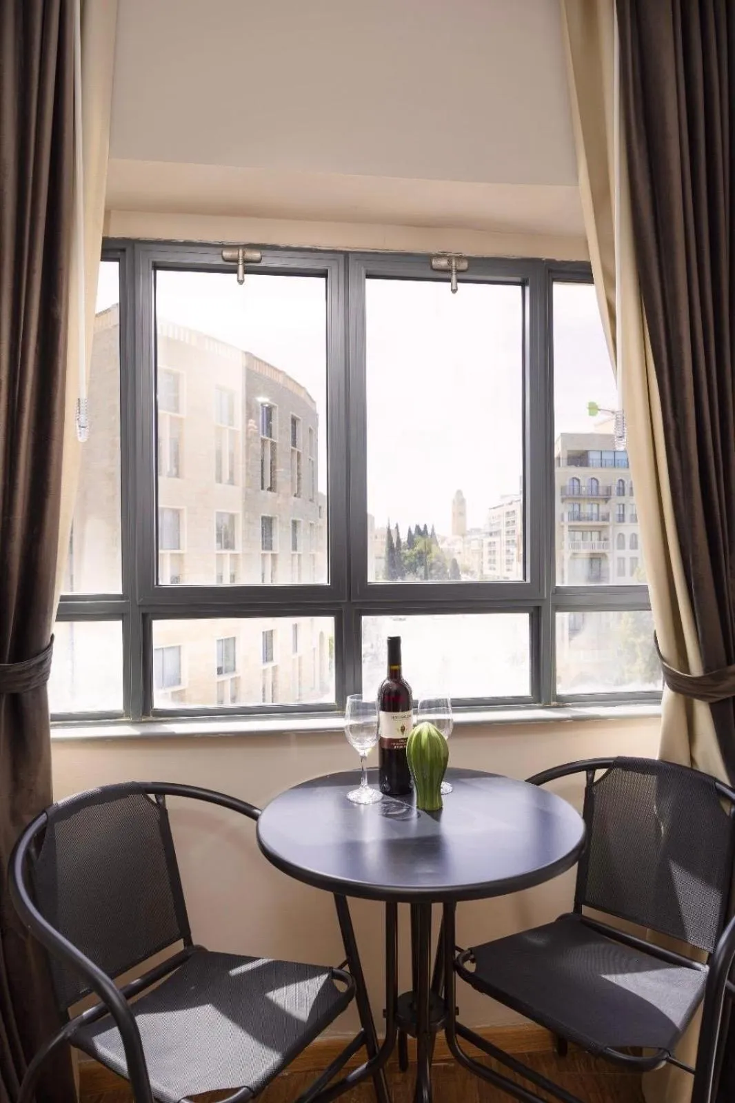 Dining area in Mamilla view URBAN - Boutique hotel