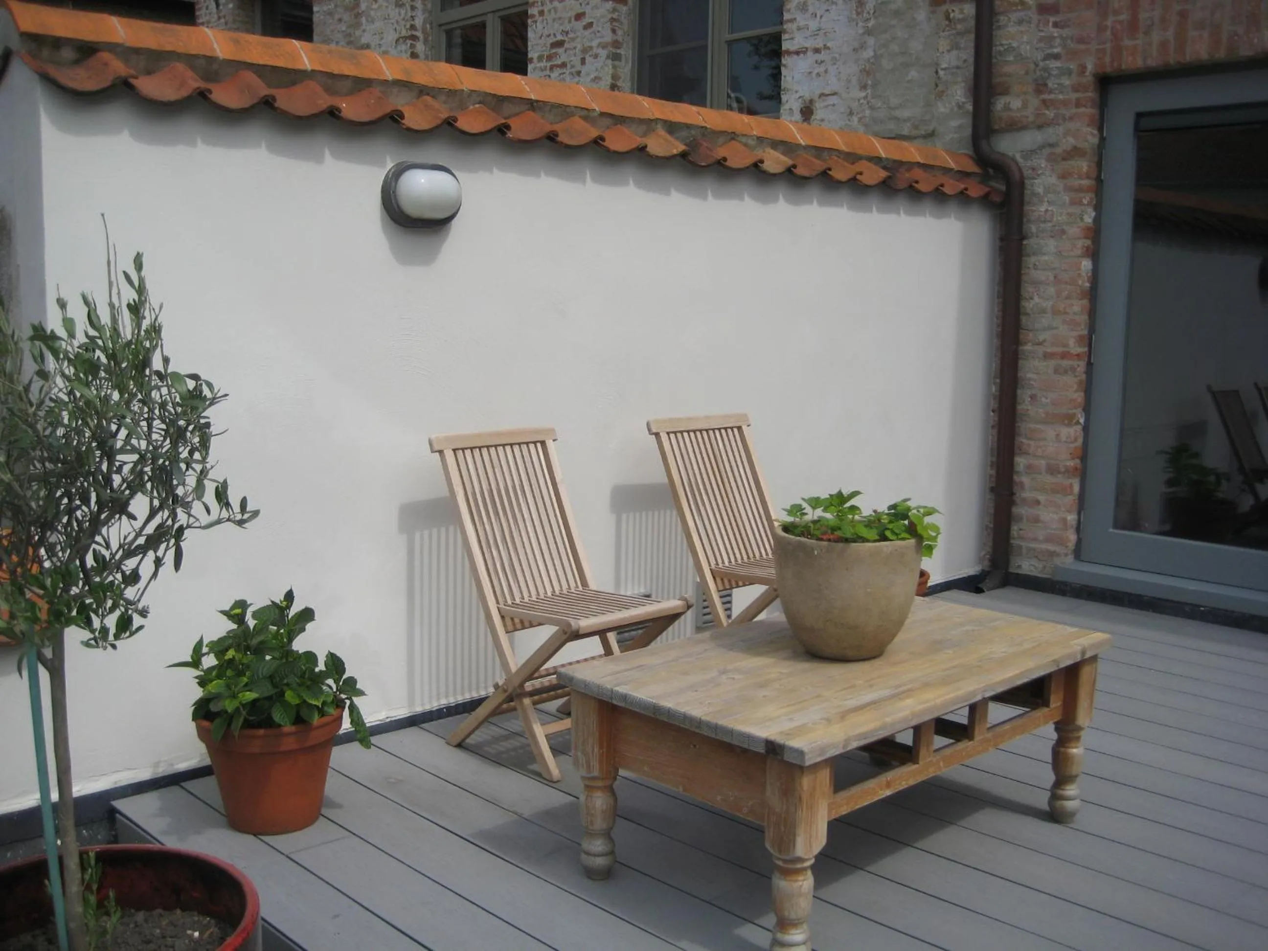 Balcony/Terrace in B&B Huis Willaeys