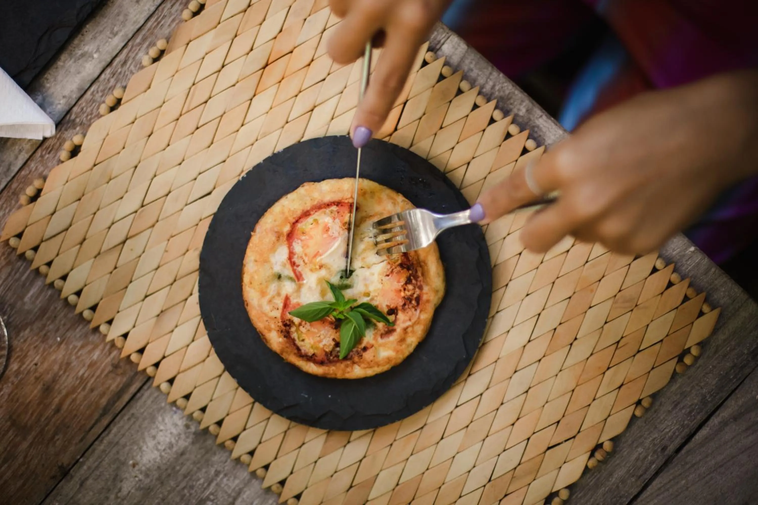 Food and drinks in Pousada Seis e Meia