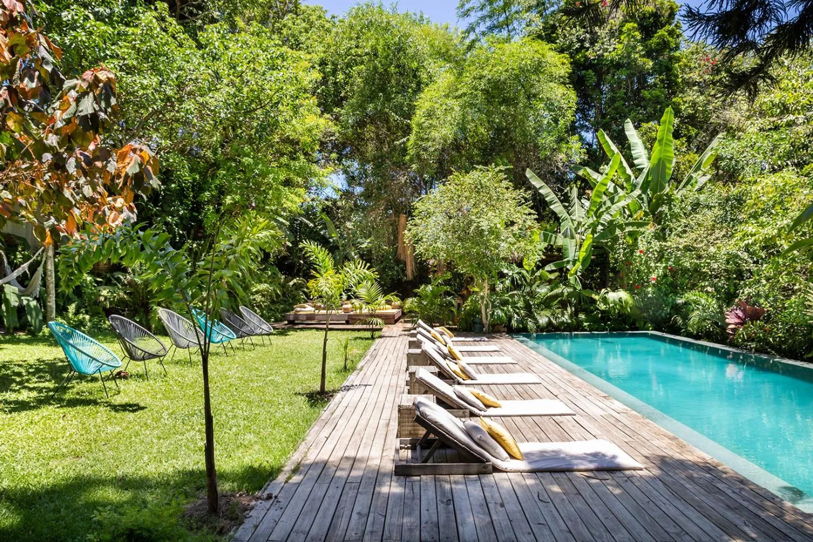 Garden in Pousada Seis e Meia