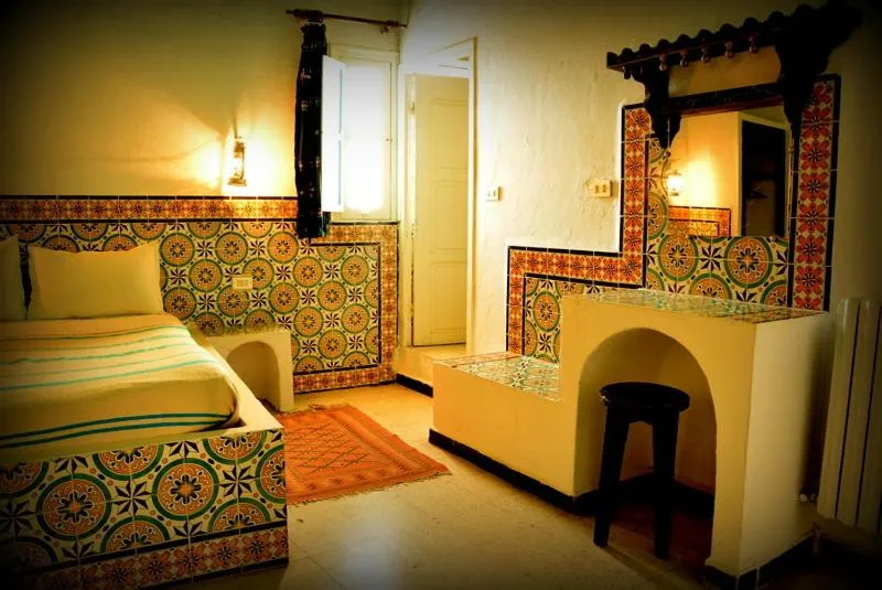 Bed in Hôtel Djerba Erriadh