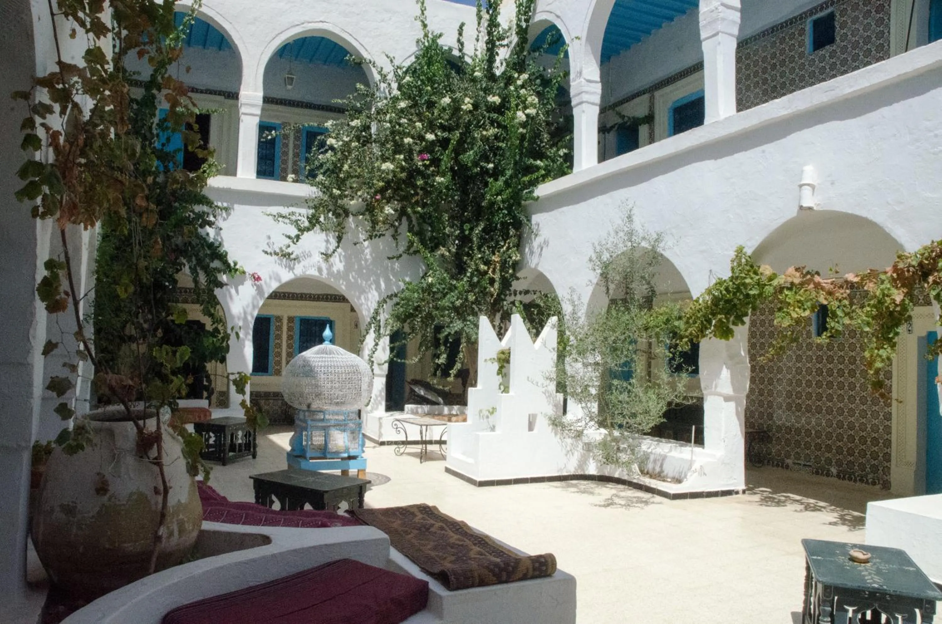 Patio in Hôtel Djerba Erriadh