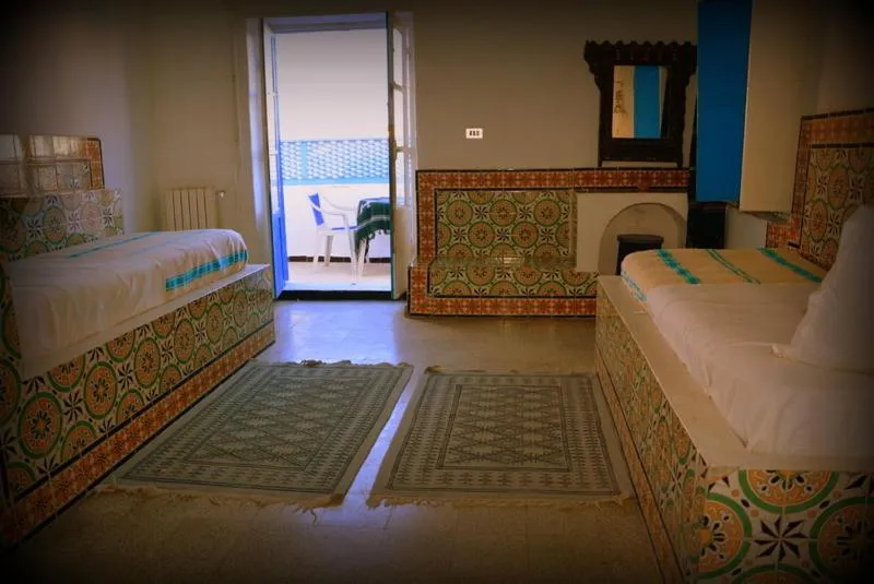 Bed in Hôtel Djerba Erriadh